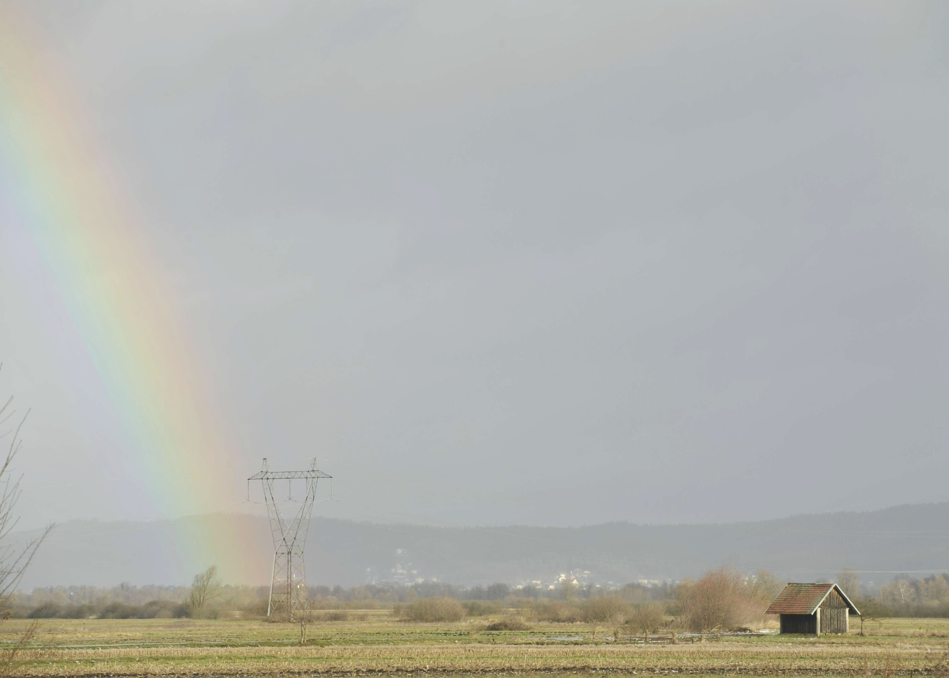 vreme, mavrica, dež, sonce