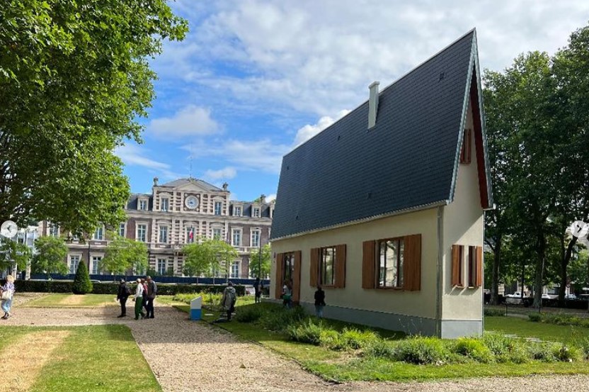 ozka hiša, Le Havre, Francija, Erwin Wurz