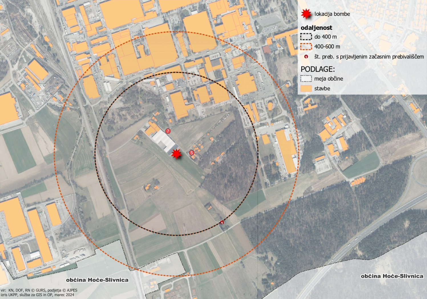 bomba, tezno, maribor, evakuacija