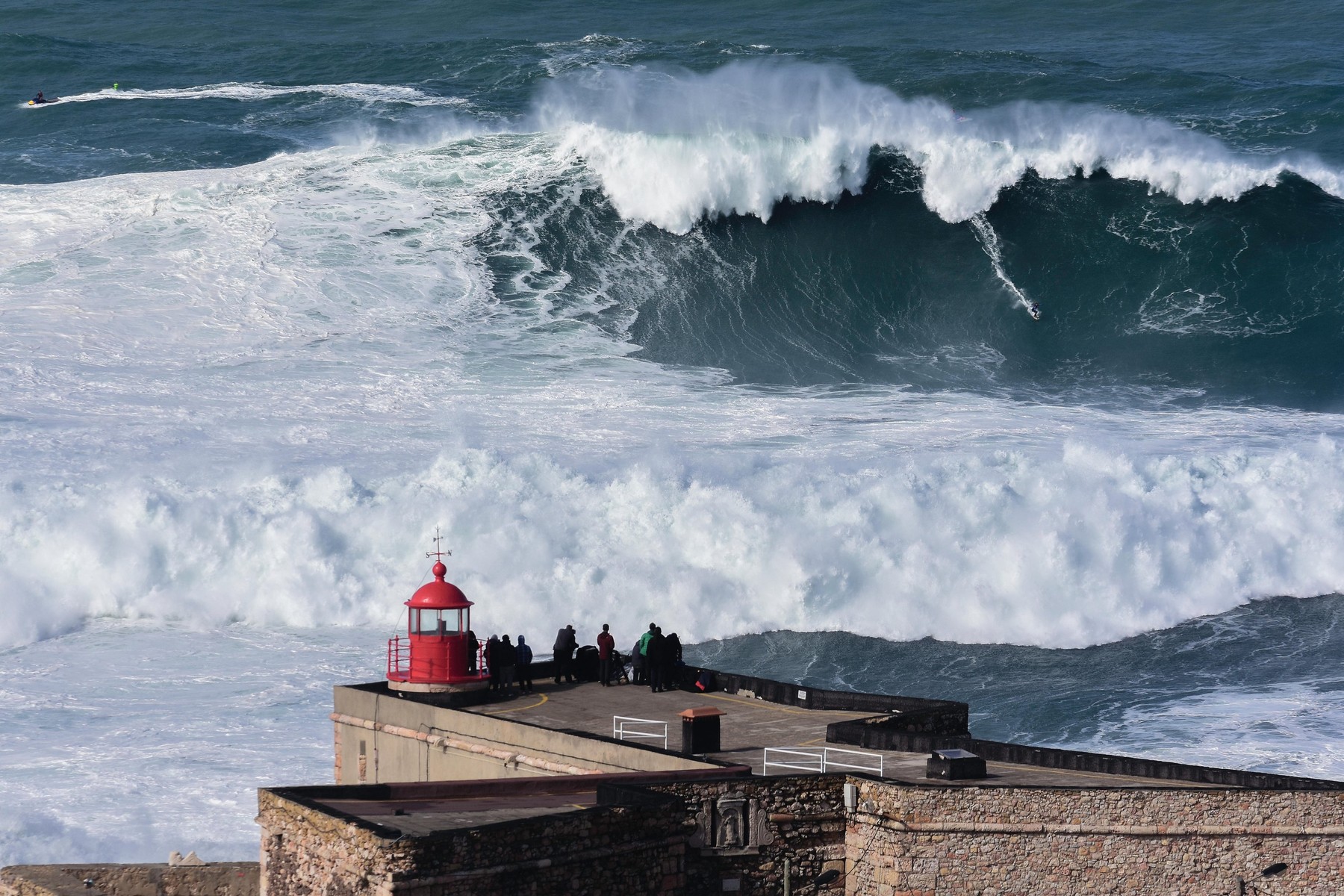 Praia do Norte, Nazare, Portugalska,