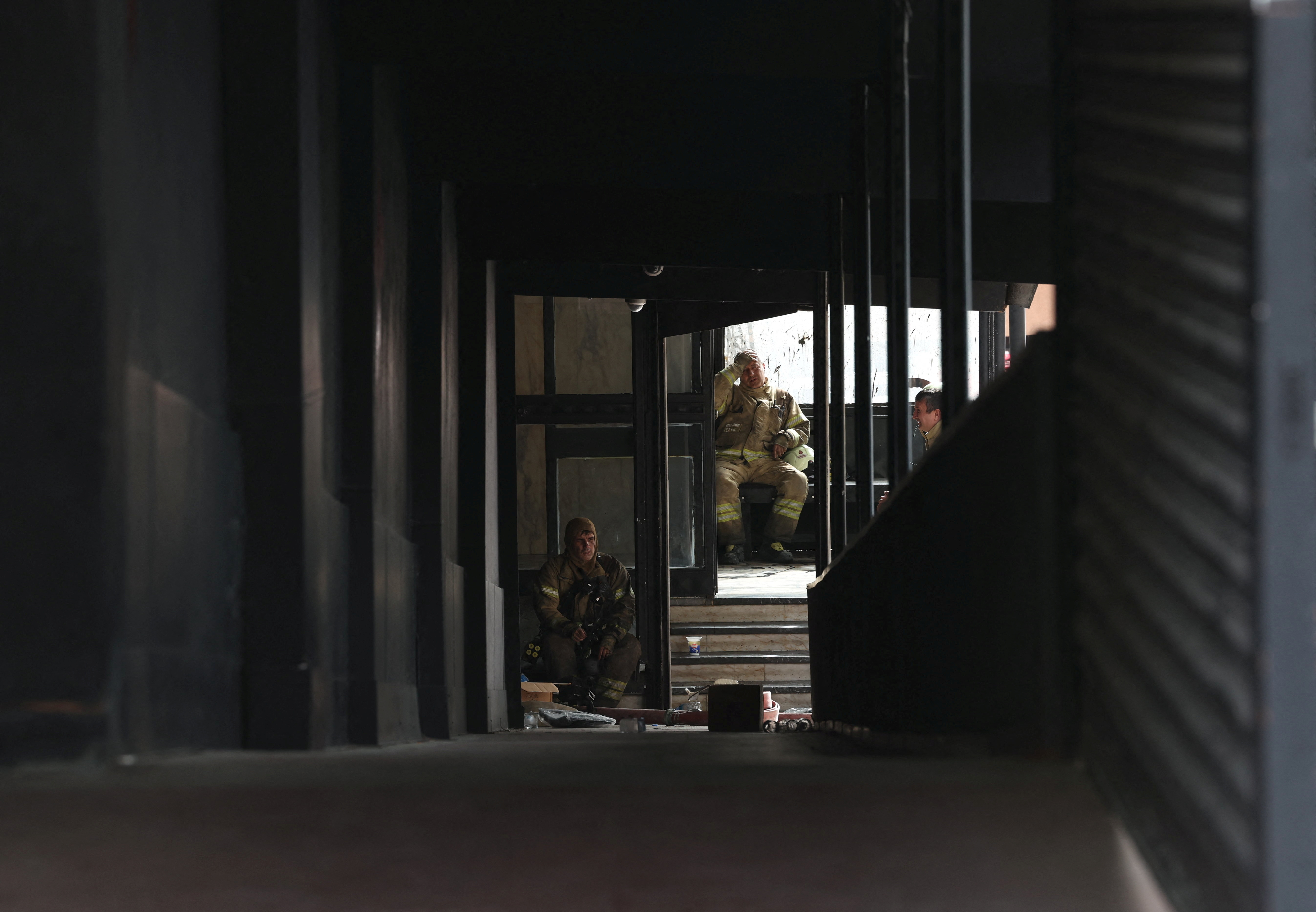 Policija, požar, Istanbul