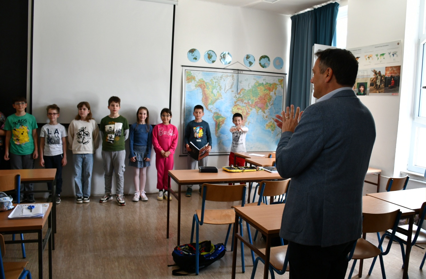 Matej Arčon, hrvaška, obisk