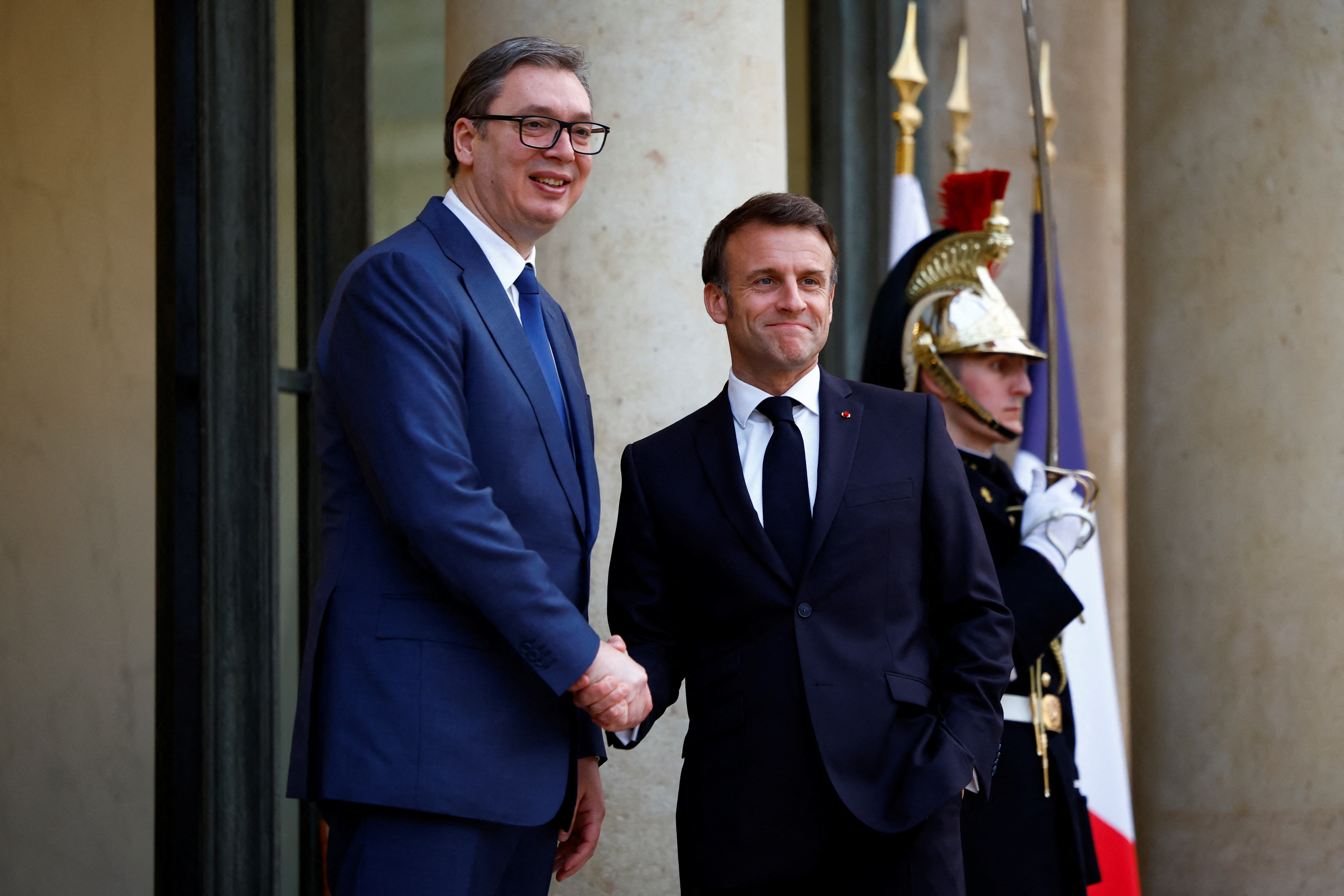 Emmanuel Macron, Aleksandar Vučić