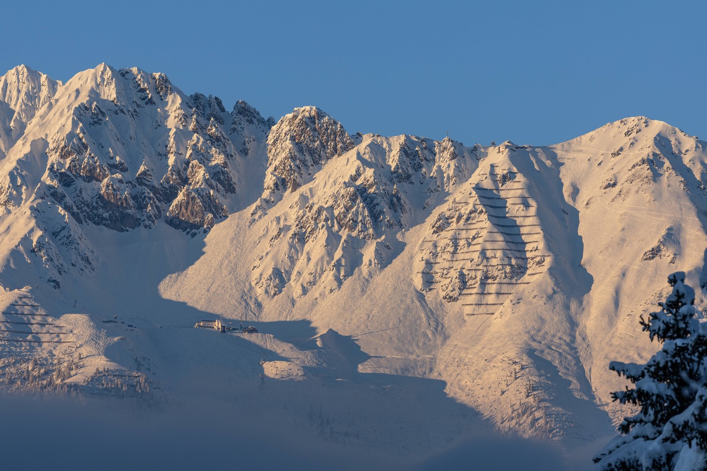 tirolska, avstrija, gore, plaz