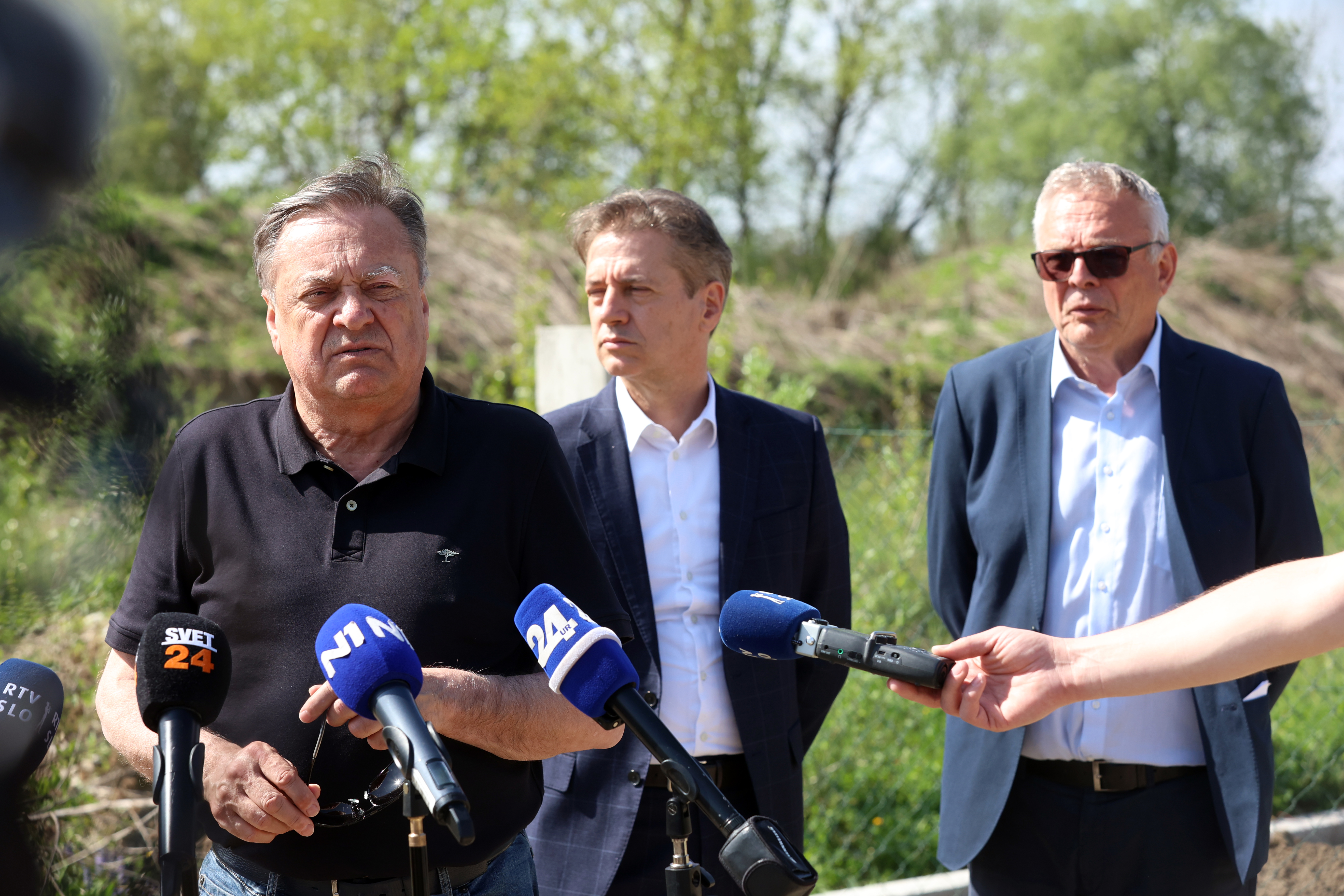 Obisk Sneberja. (Foto: Borut Živulović/Bobo)
