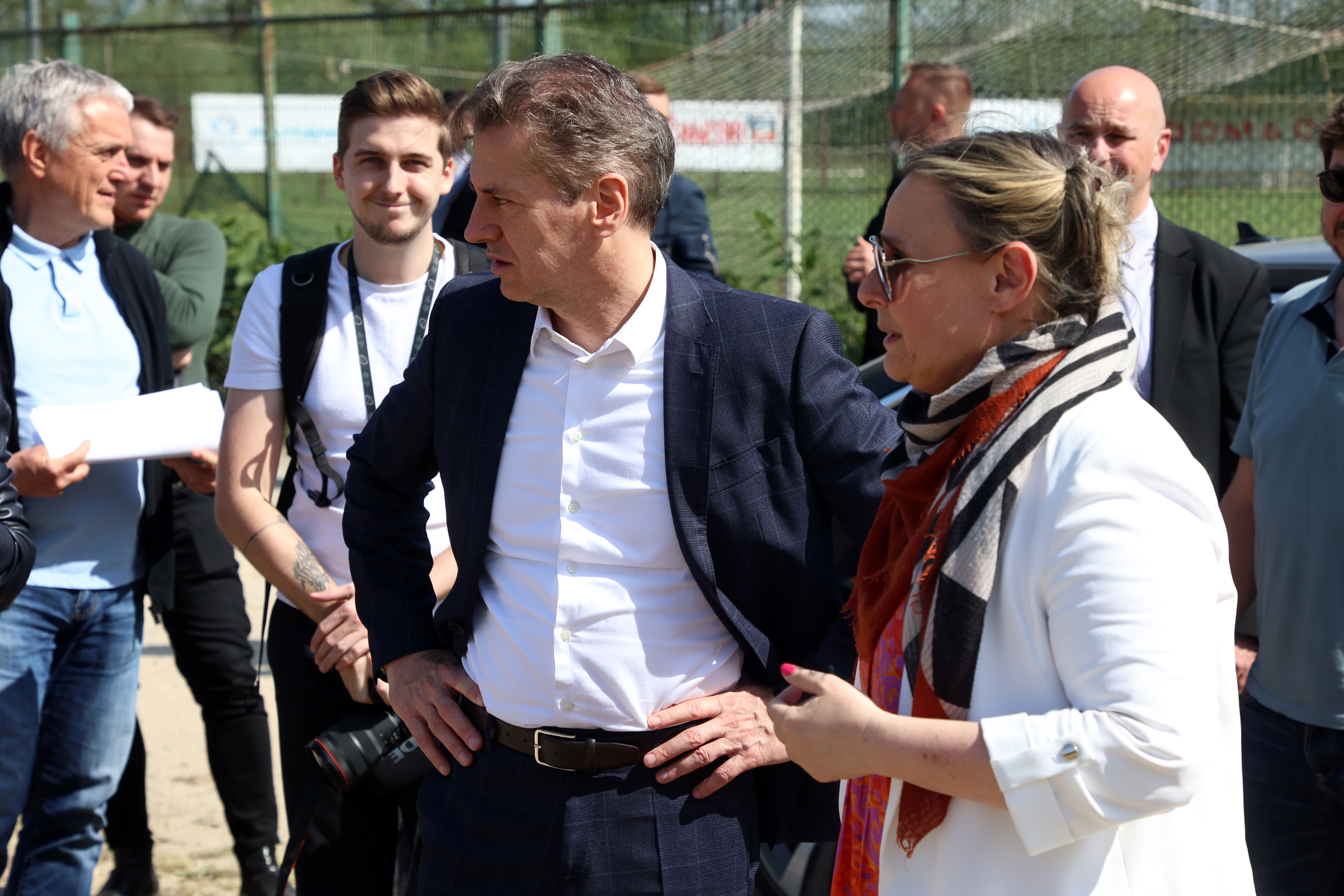 Obisk Sneberja. (Foto: Borut Živulović/Bobo)