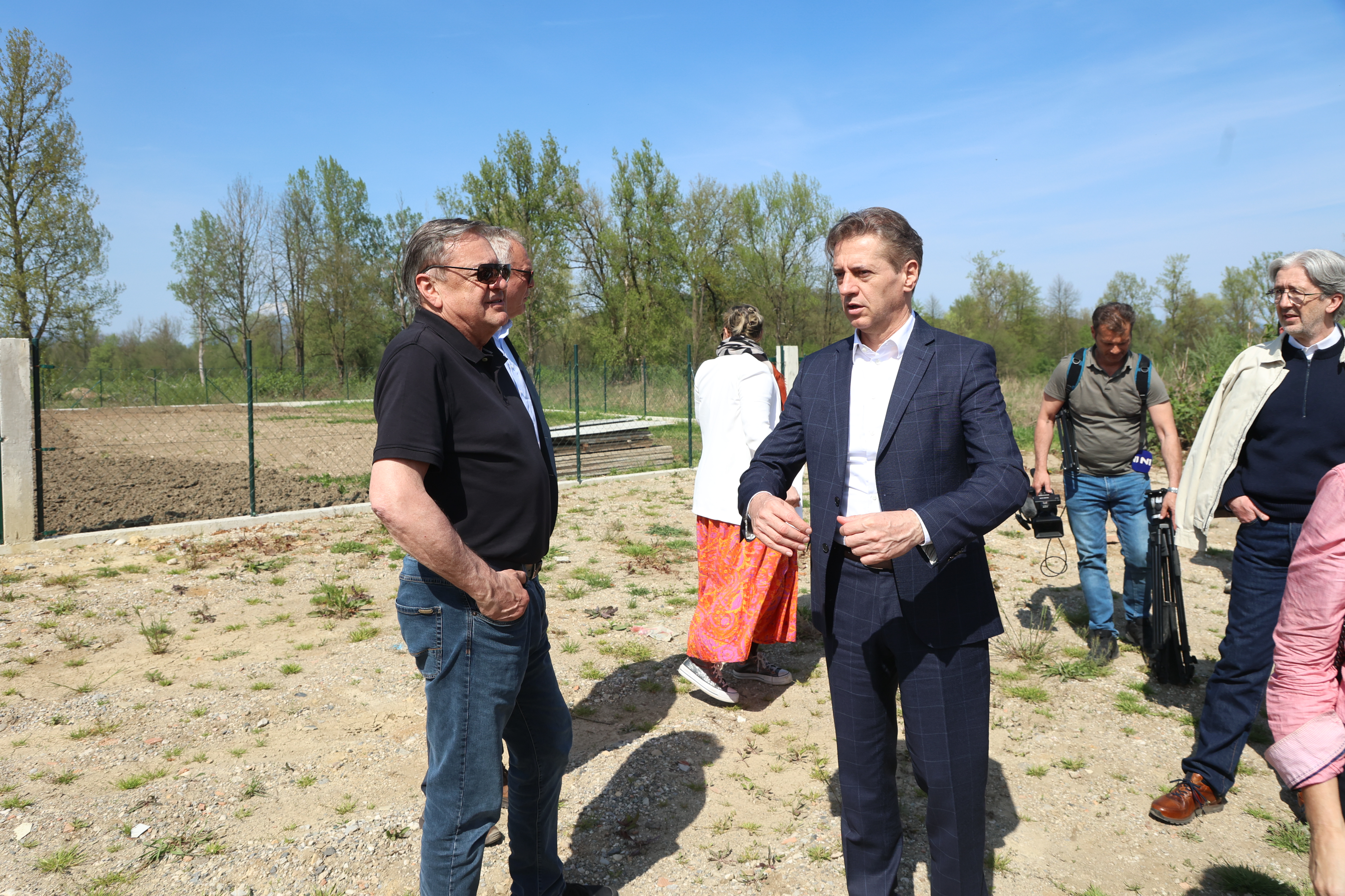 Obisk Sneberja. (Foto: Borut Živulović/Bobo)