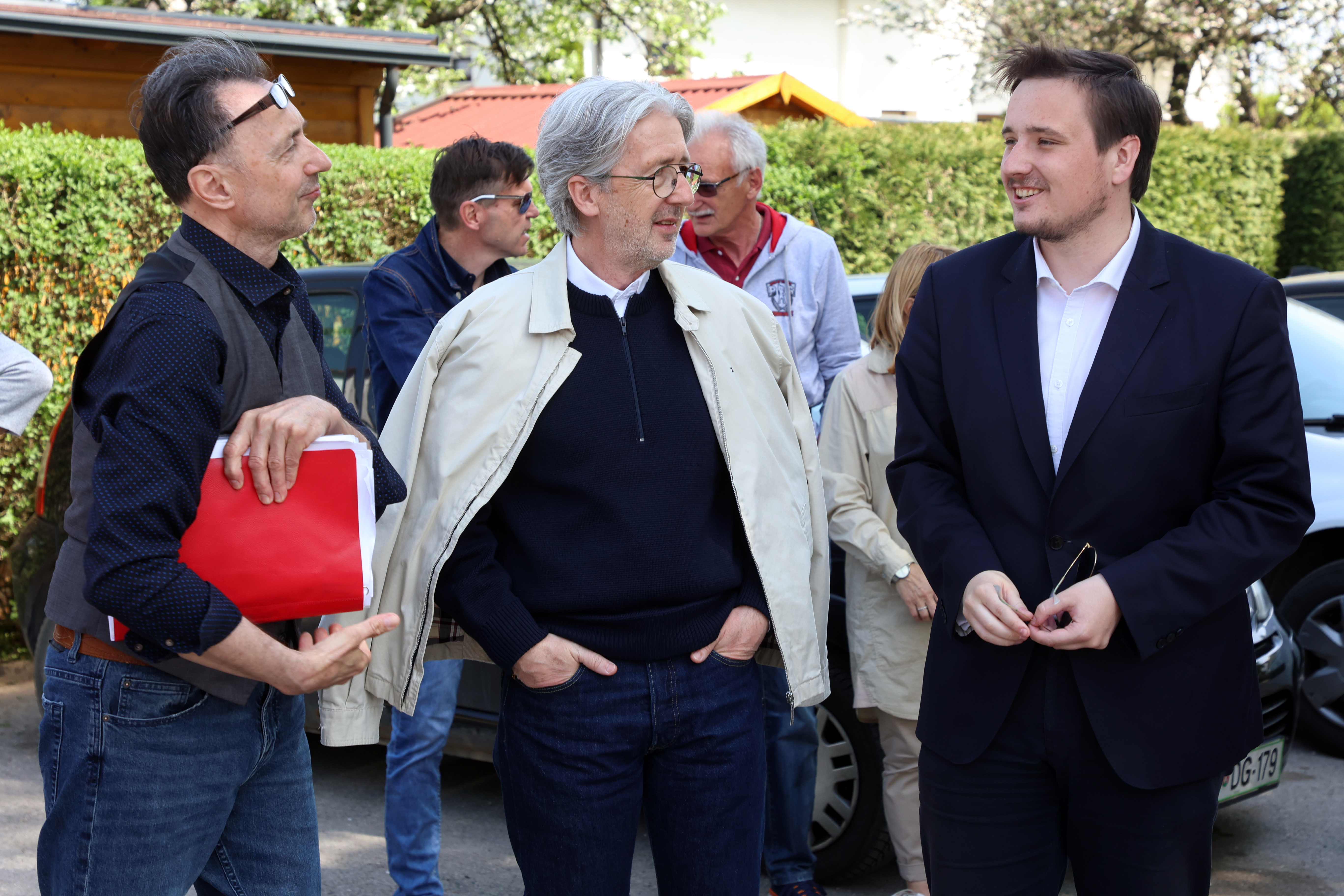 Obisk Sneberja. (Foto: Borut Živulović/Bobo)