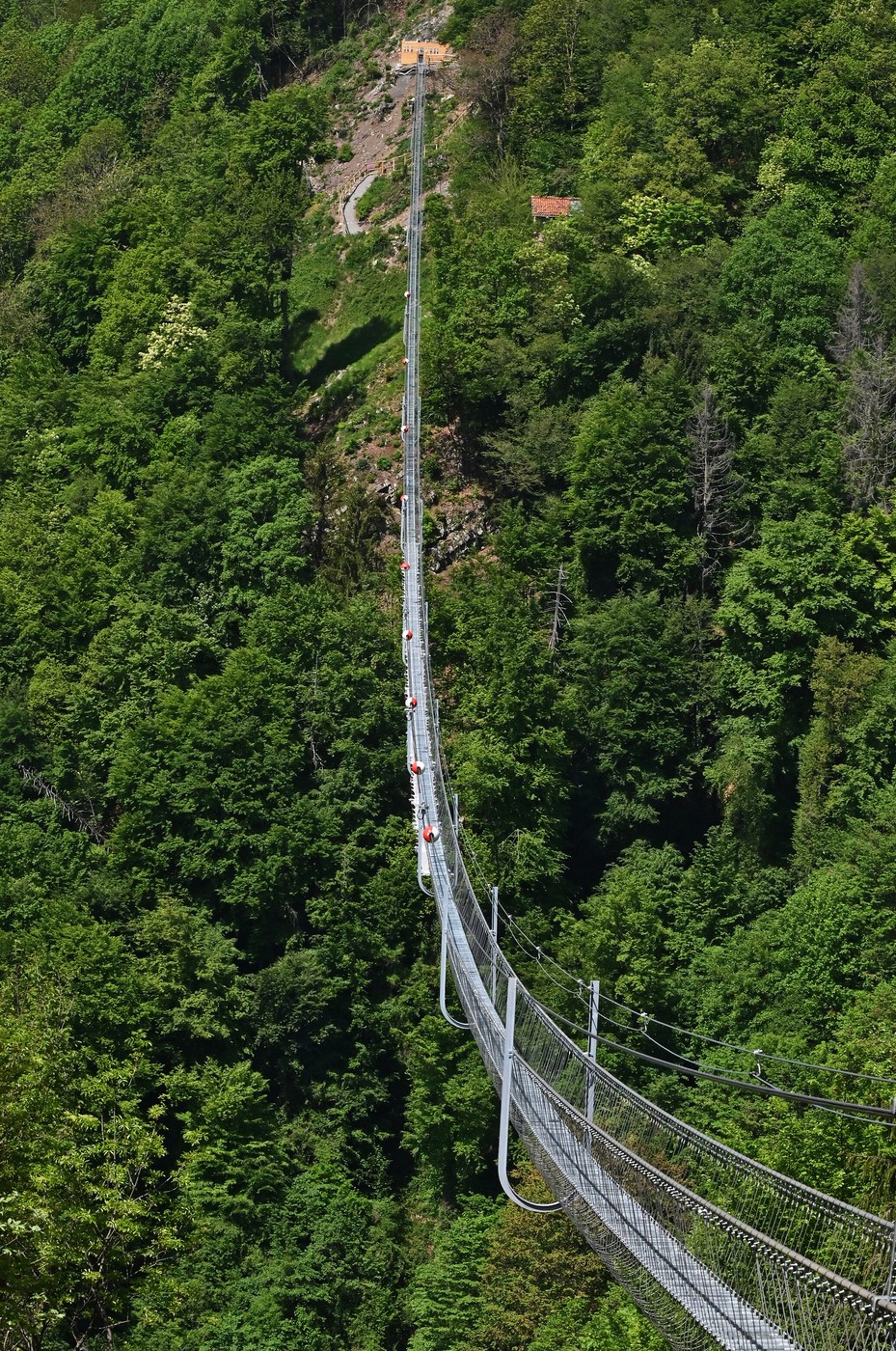 Ponte Tibetano, Umbrija, most
