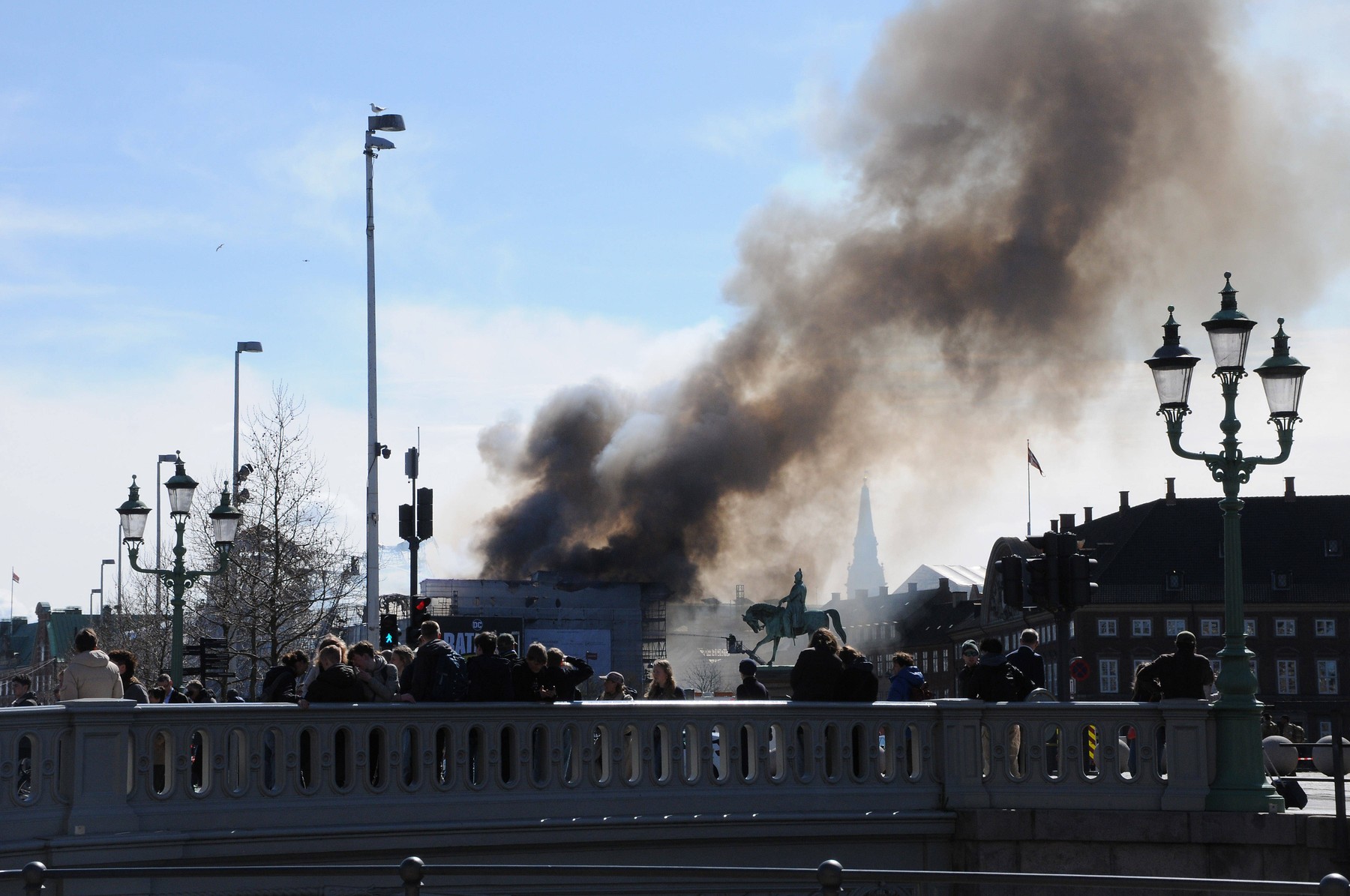 Danska, Kobenhavn, požar