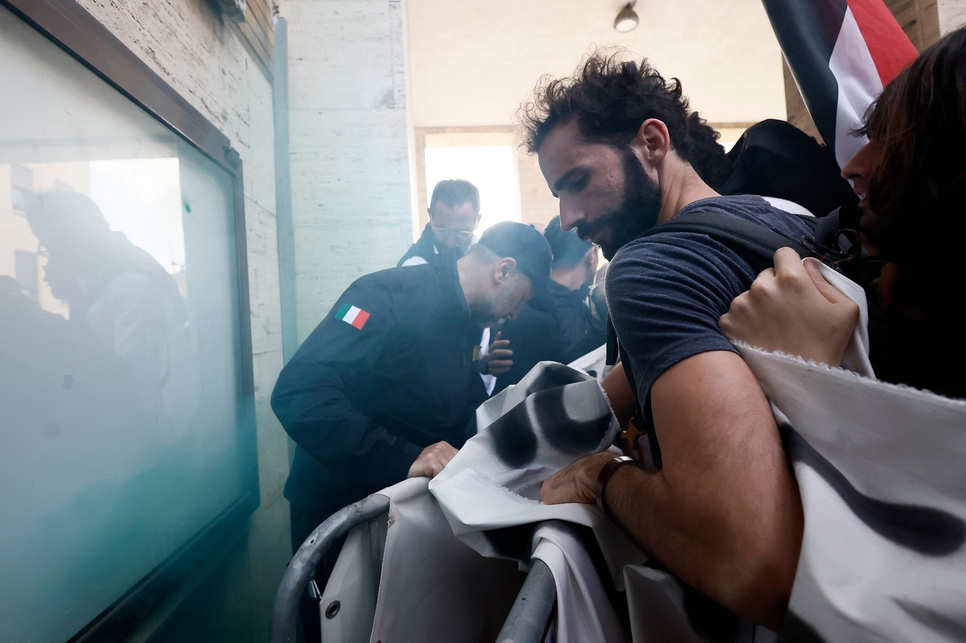 Italijanski študenti so protestirali v podporo Palestini (Foto: PROFIMEDIA)