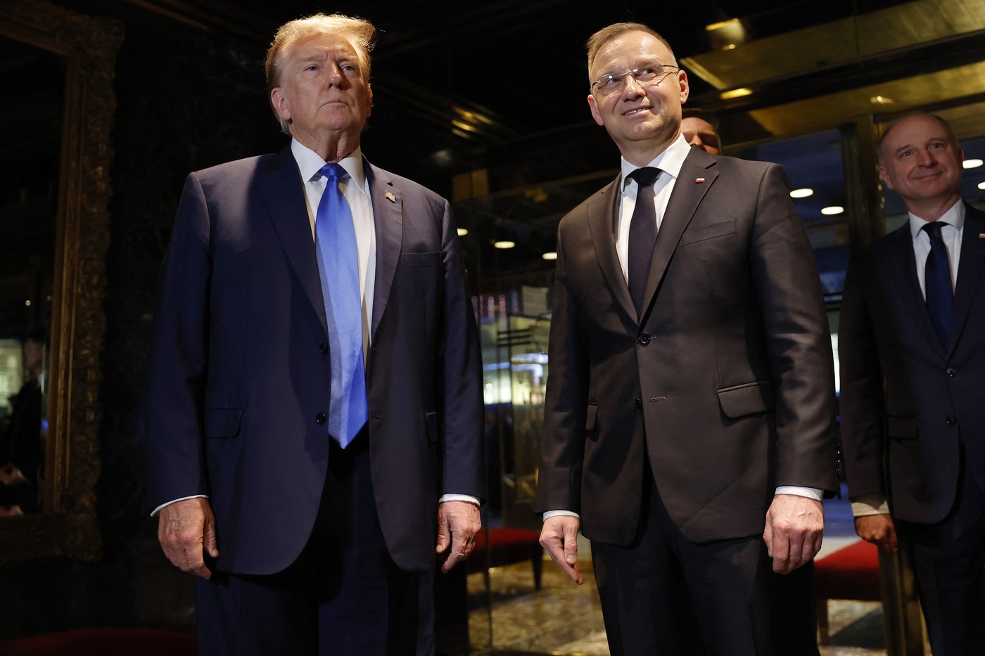 Donald Trump in Andrzej Duda