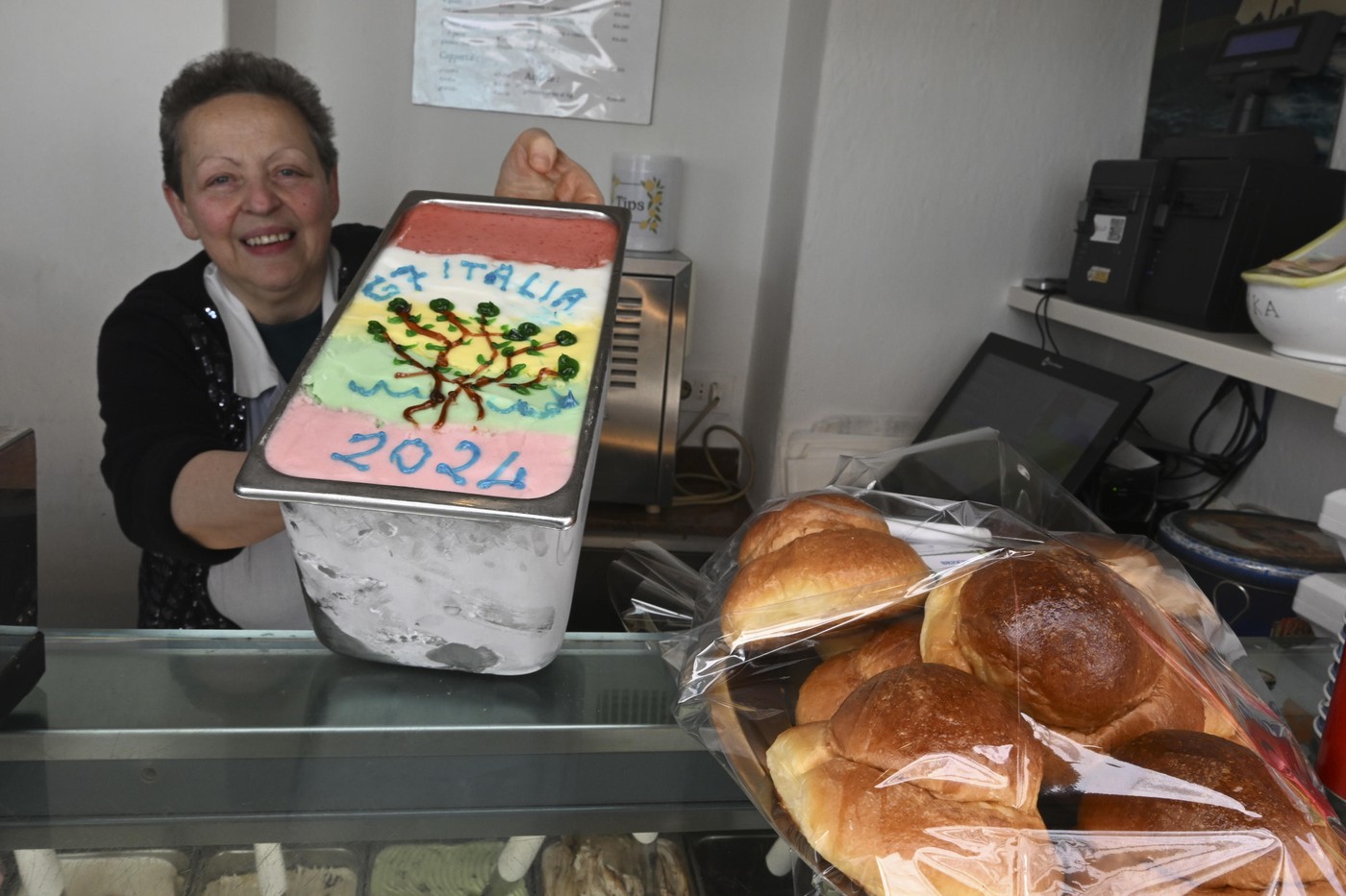 G7, Capri:, sladoled