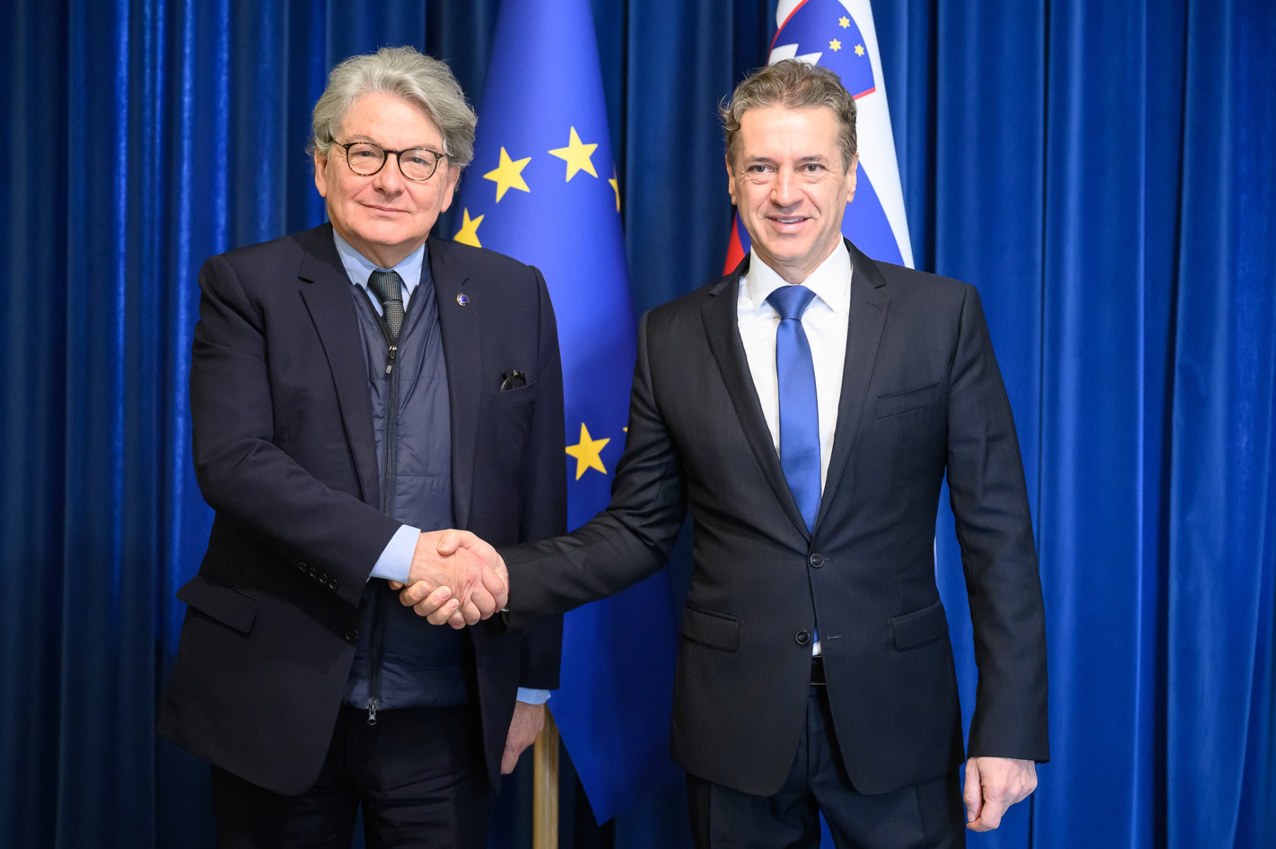 Thierry Breton, Robert Golob