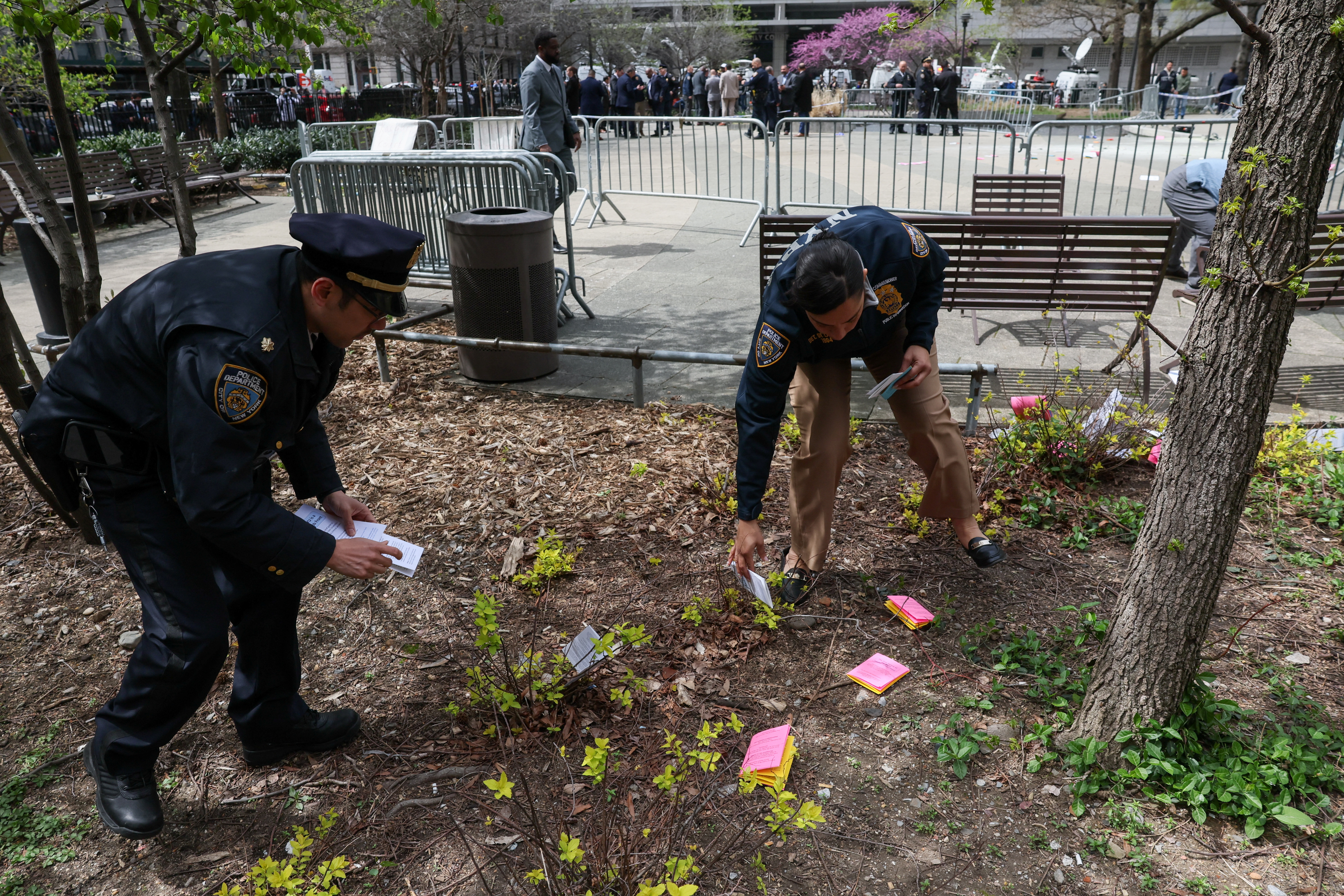 sodišče, New York, zažig