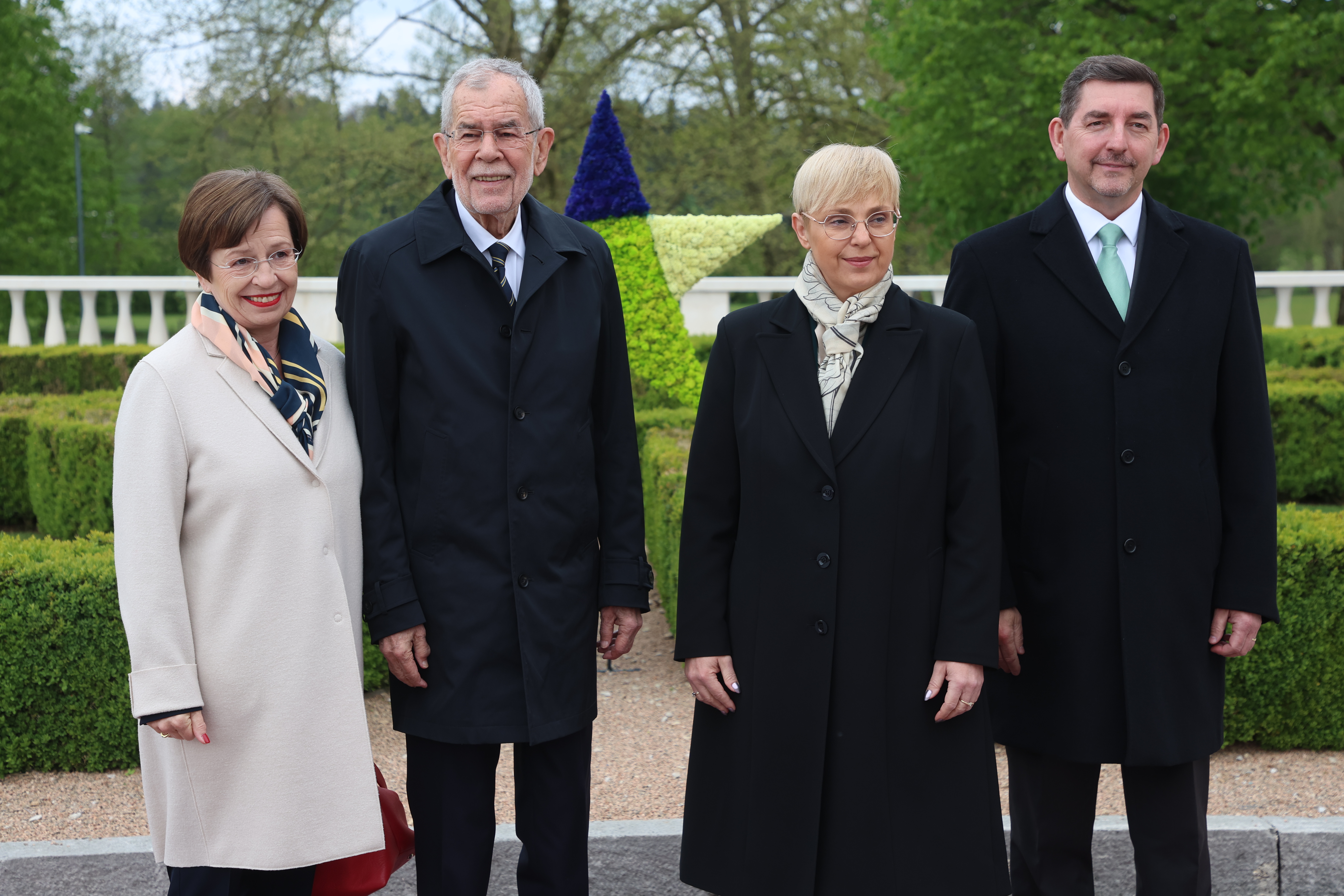 Nataša Pirc Musar s predsedniki sosednjih držav