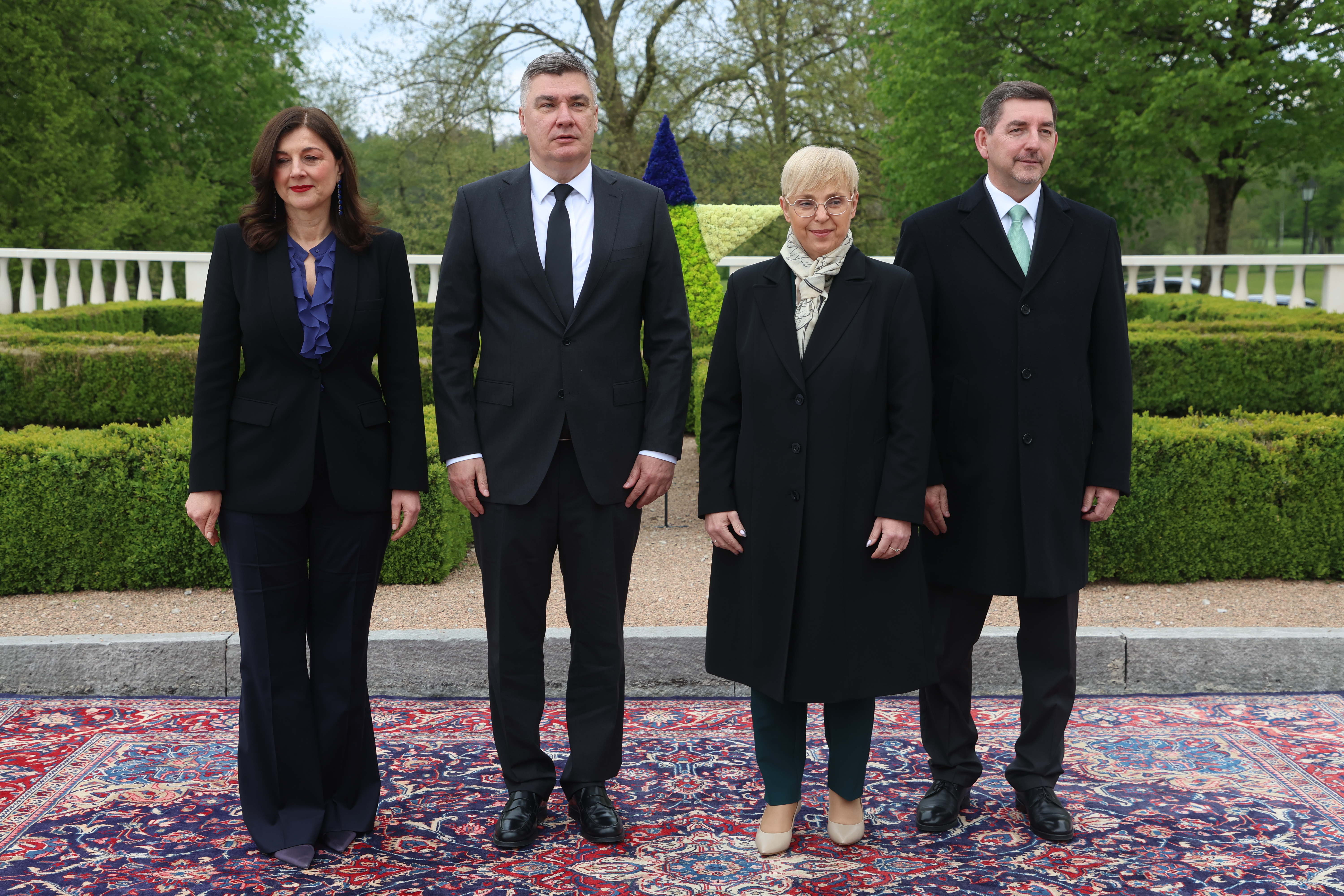 Nataša Pirc Musar s predsedniki sosednjih držav