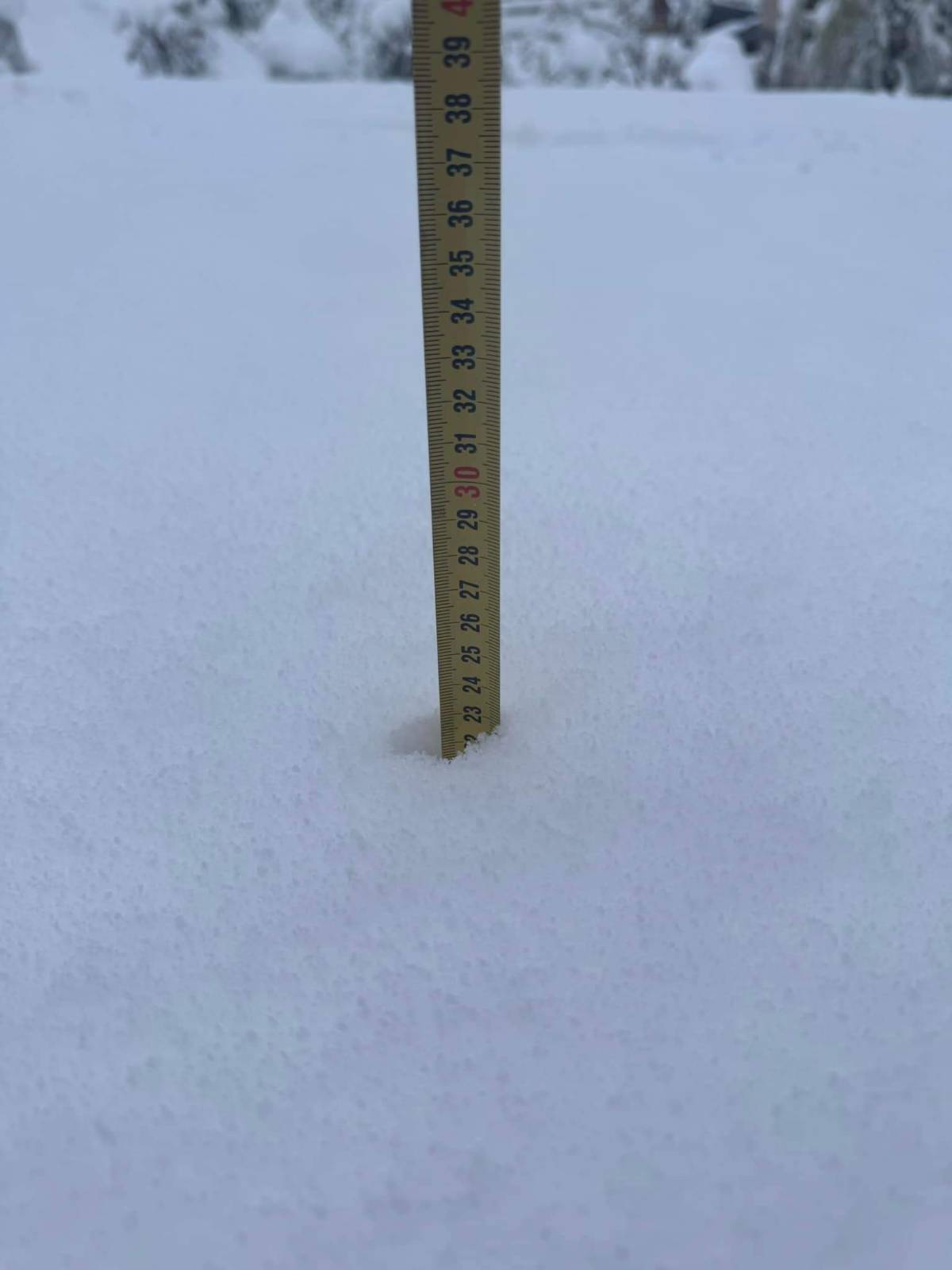 Podkoren, sneg, vreme