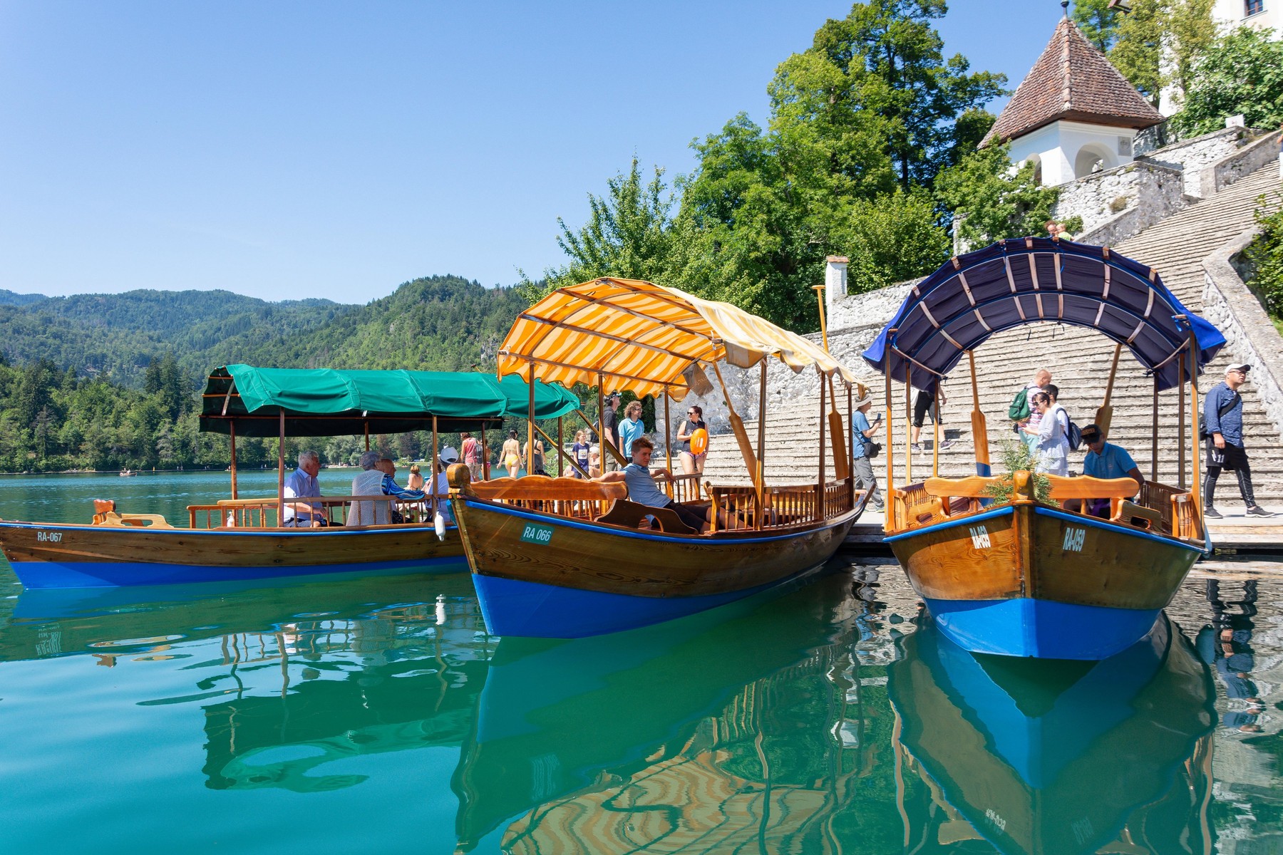 blejski otok, pletna, bled