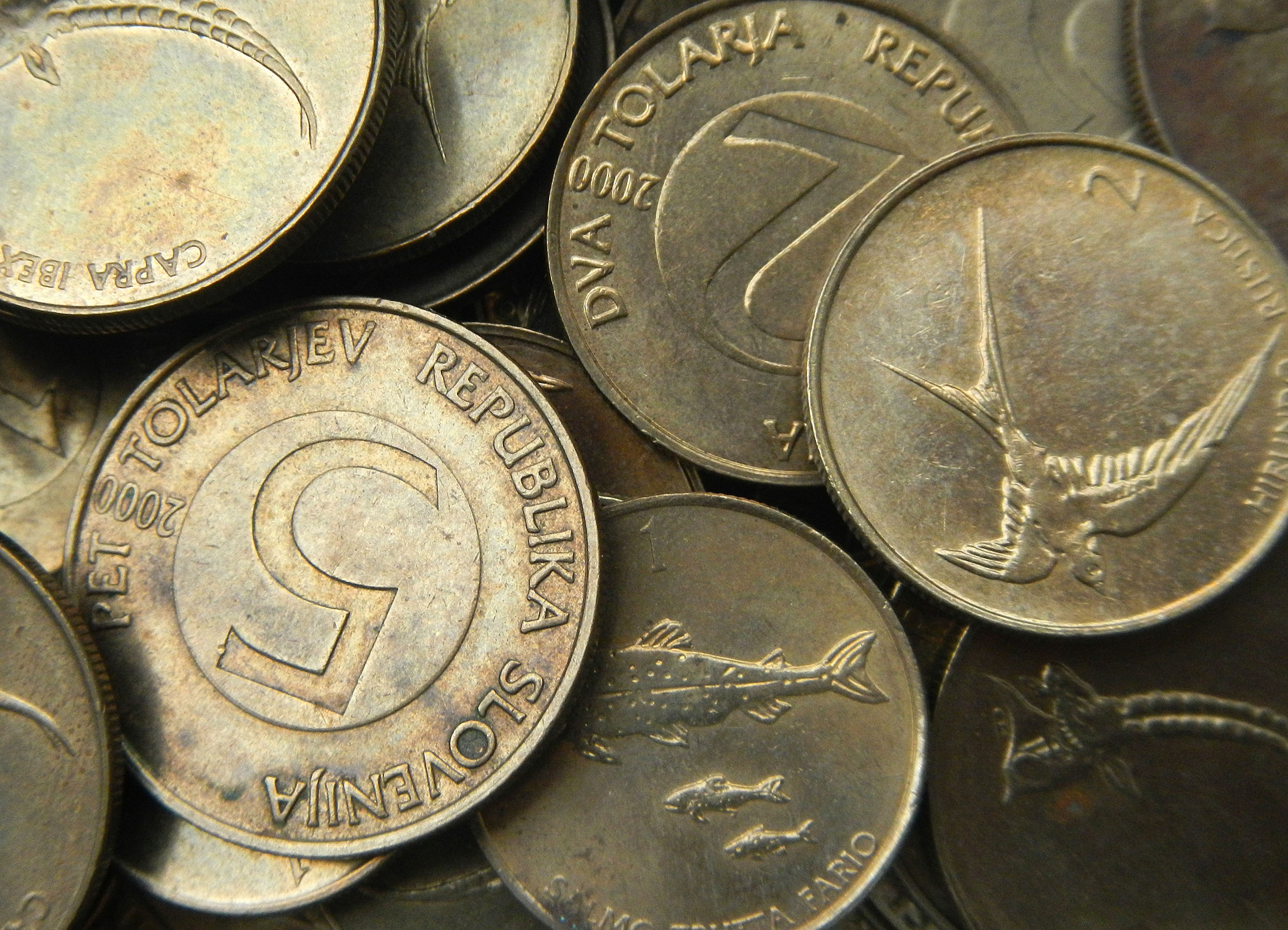 slovenski tolar, tolarji