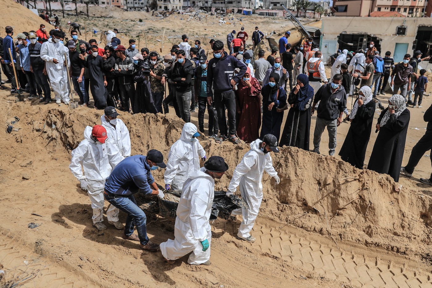 Bodies of 50 Palestinians killed by Israeli army recovered in southern Gaza