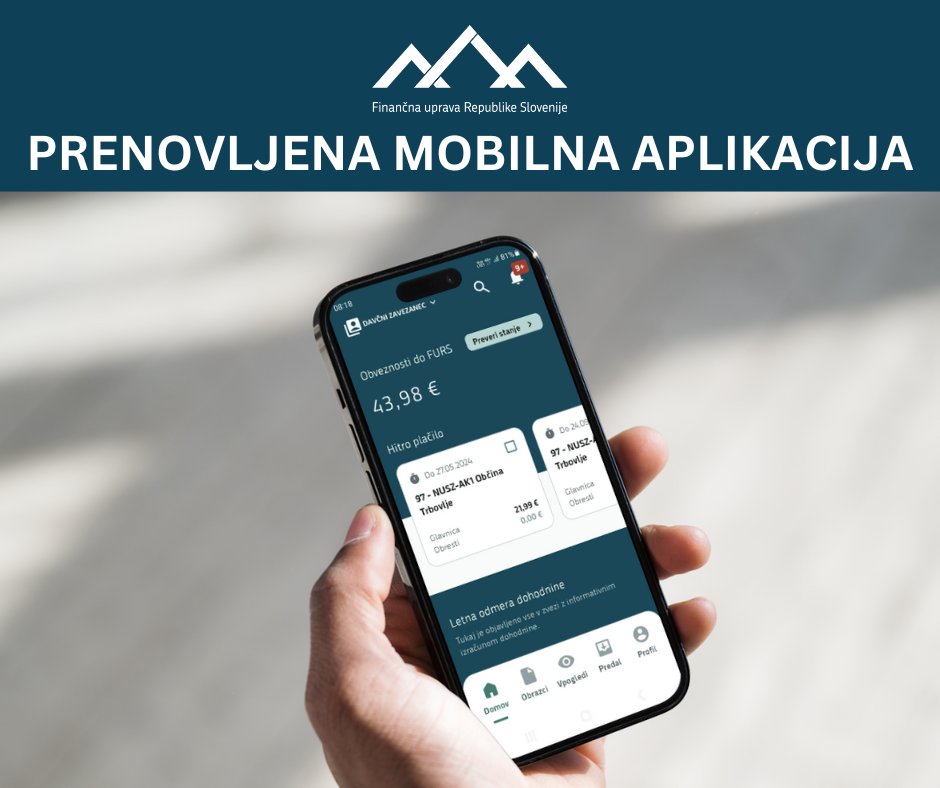 Prenovljena aplikacija eDavki