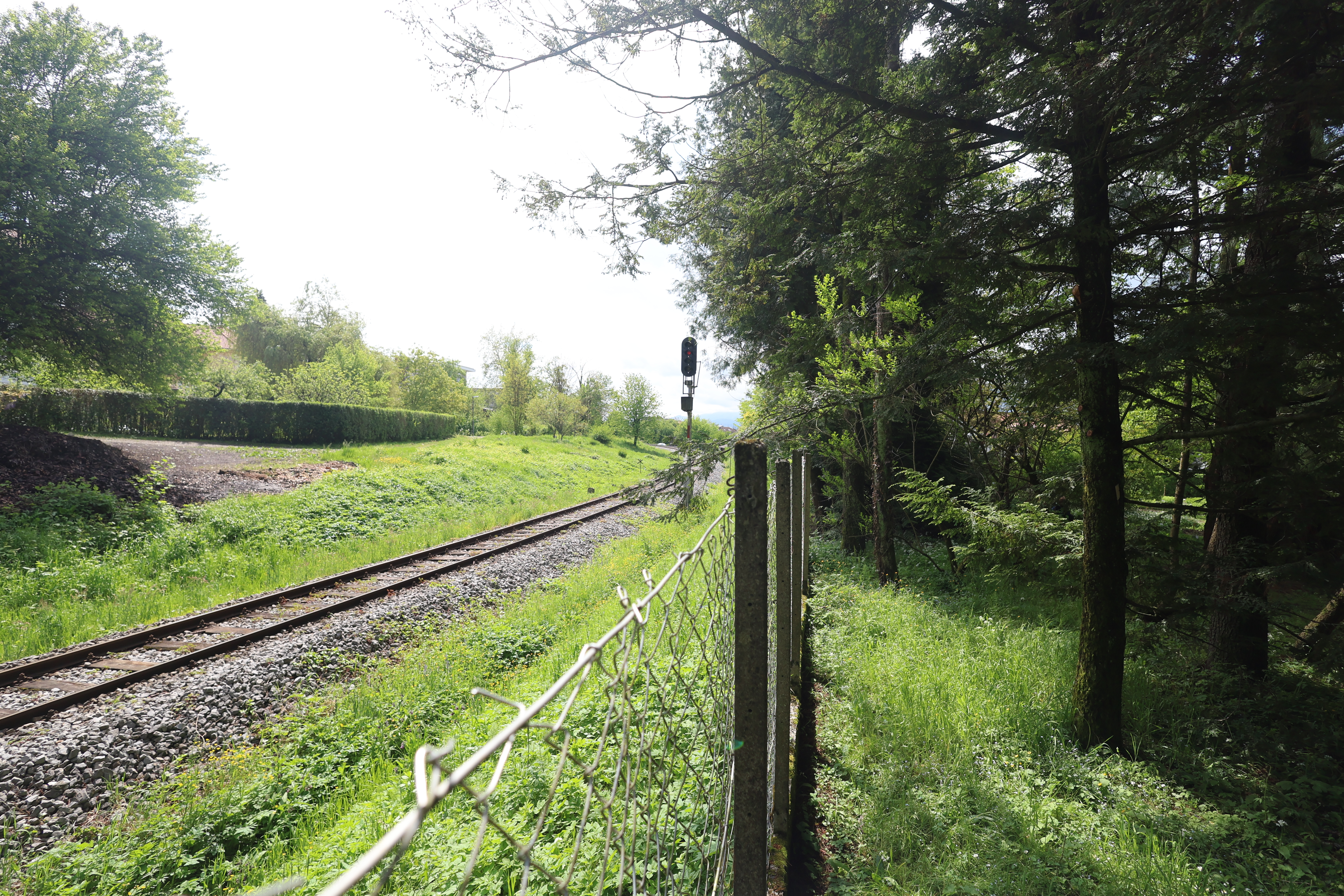 eleznica èez botanièni vrt