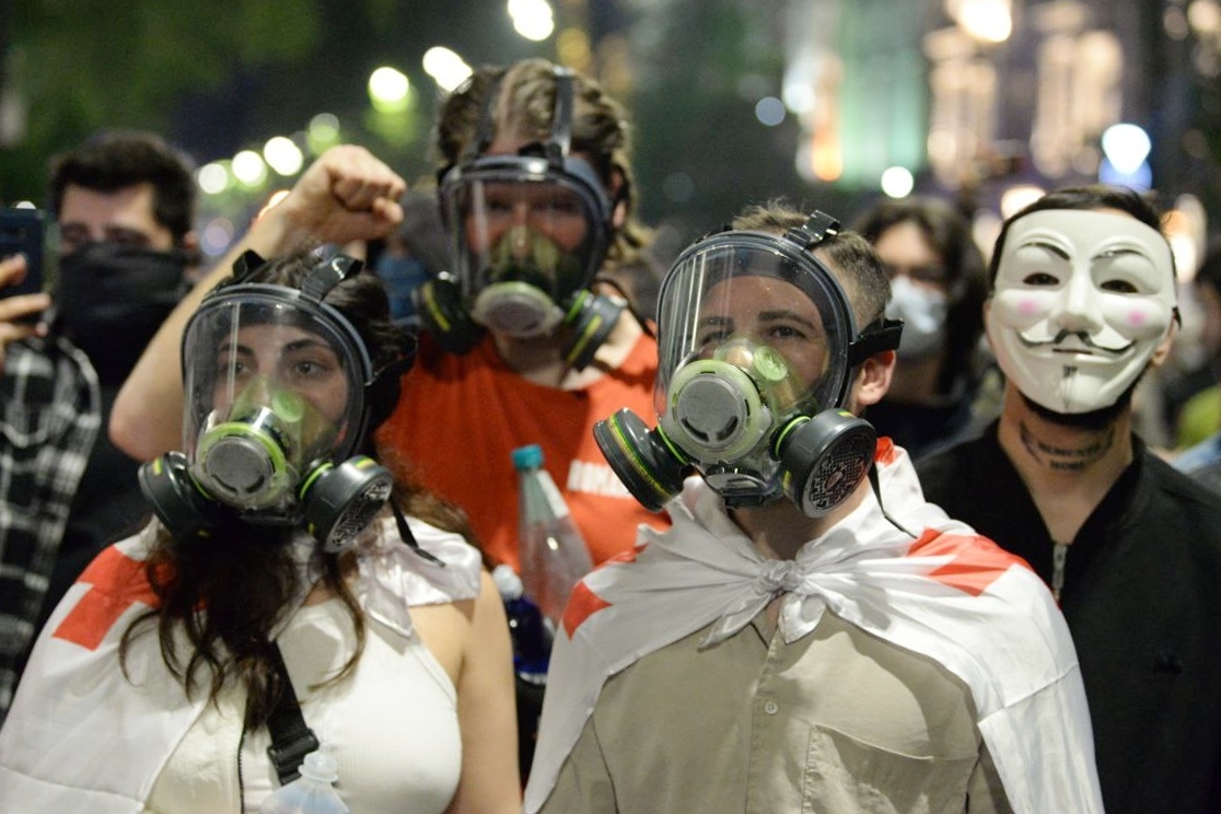 Gruzija, protest, mediji, nevladne organizacije