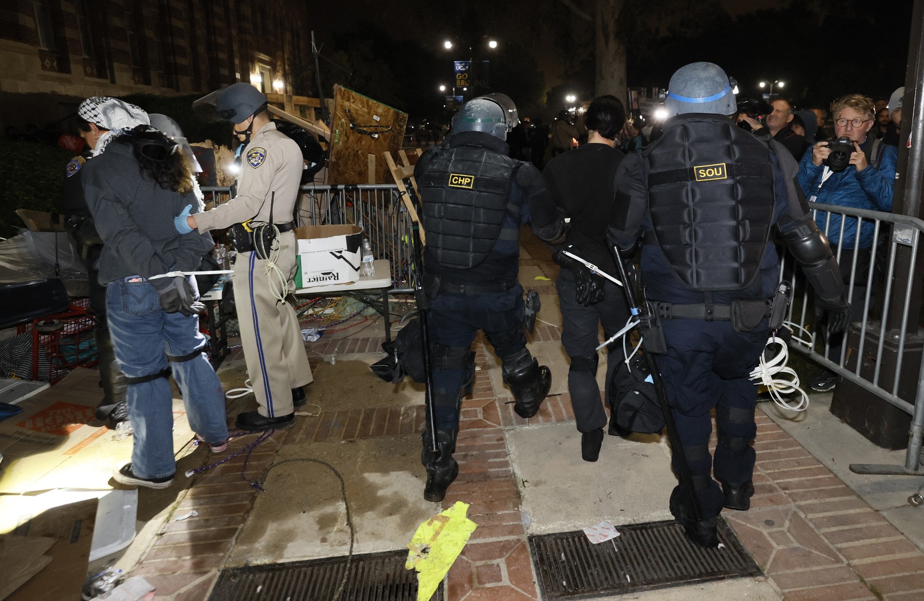 Protesti na ameriški univerzi UCLA. (Foto: PROFIMEDIA)