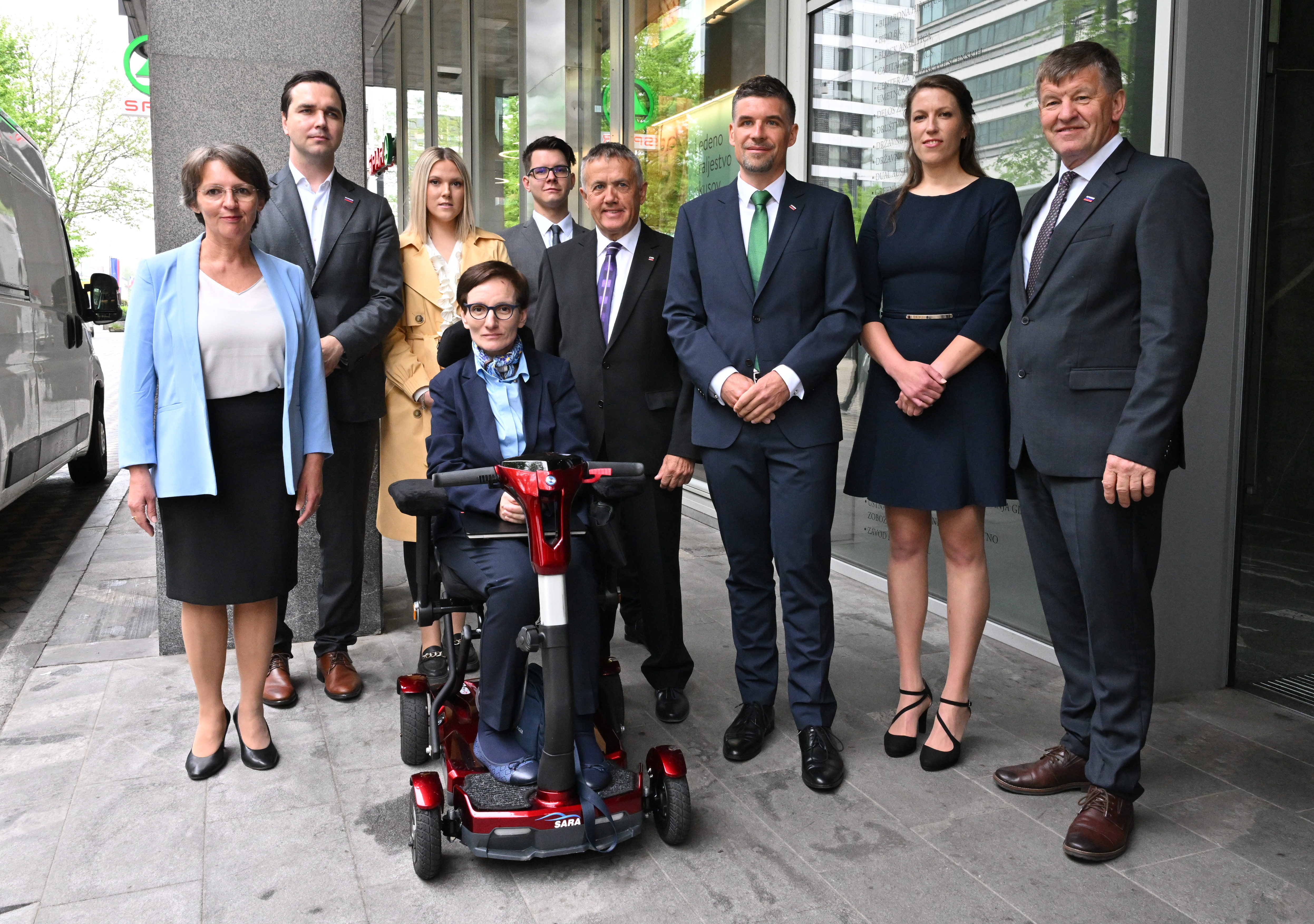 Stranka SLS DVK vložitev liste kandidatk in kandidatov za volitve v Evropski parlament