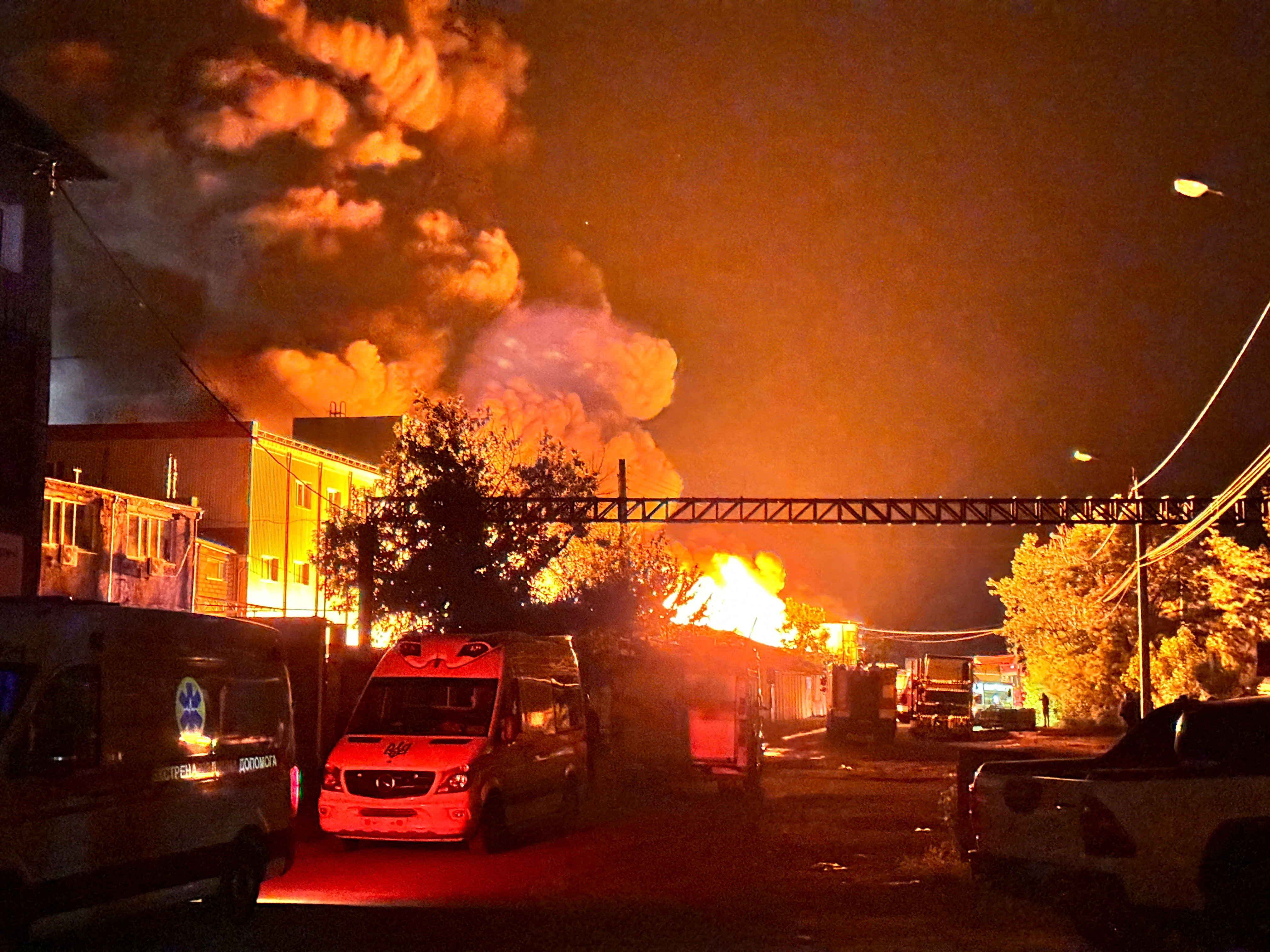 harkov, napad, požar v harkovu