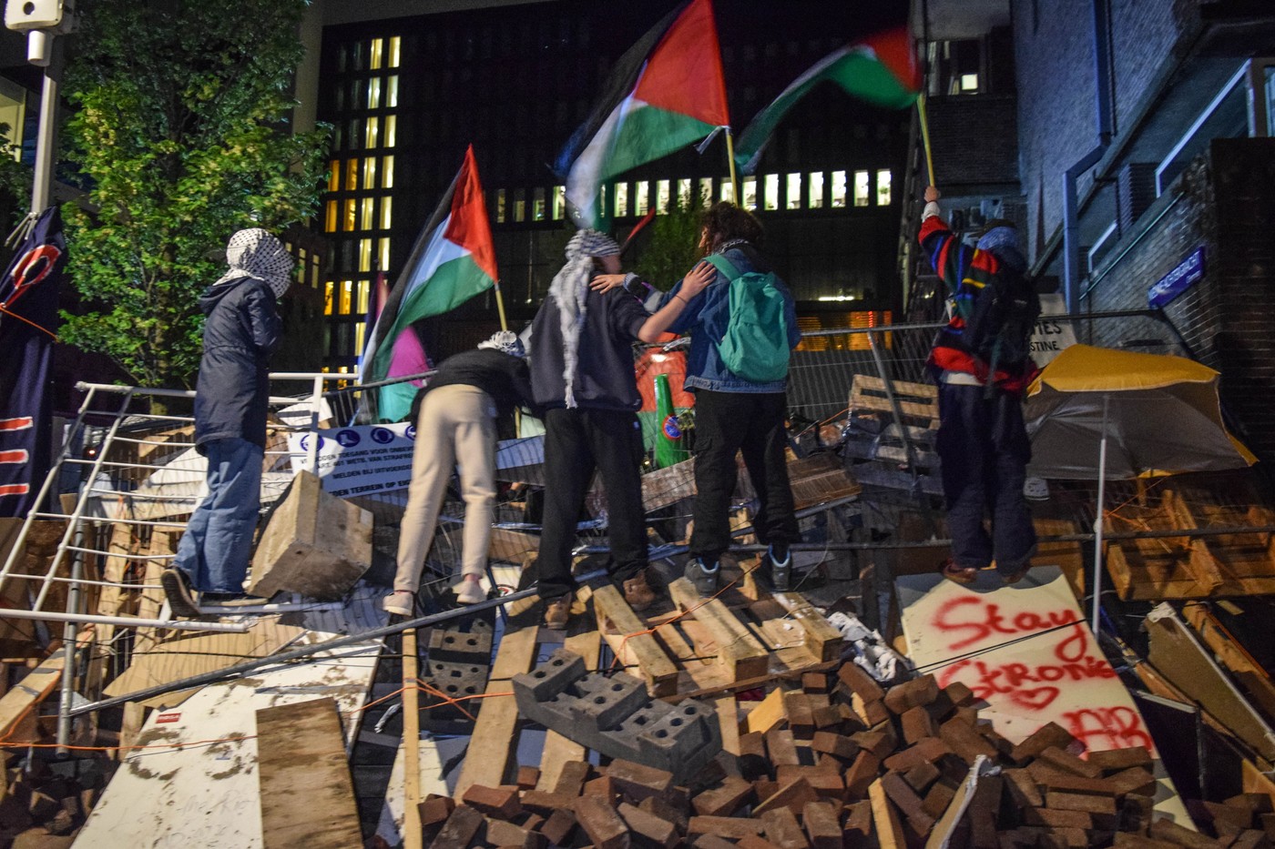 Propalestinski protest v Amsterdamu (Foto: PROFIMEDIA)