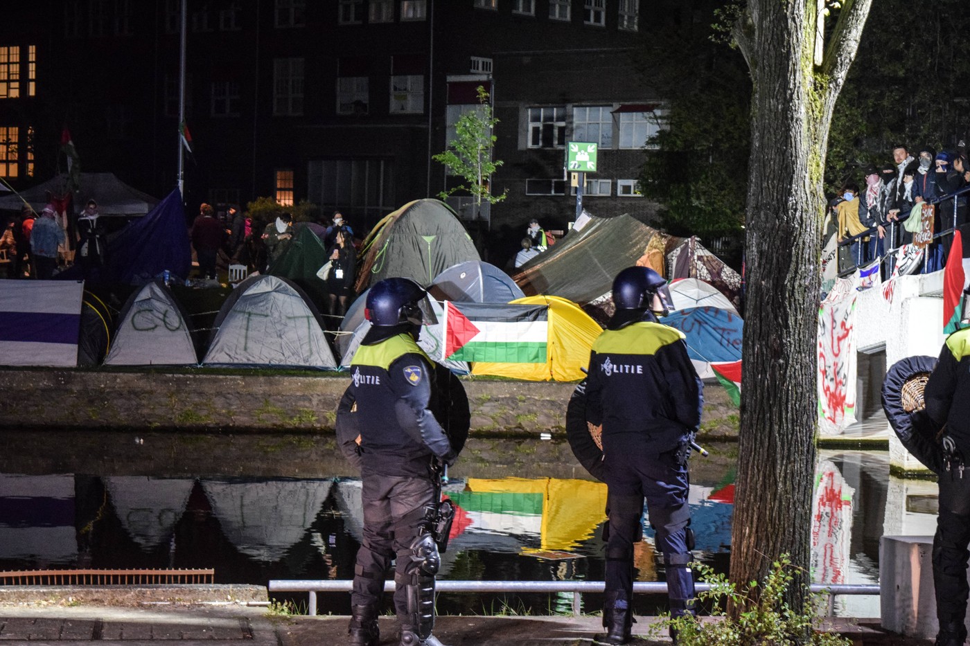 Propalestinski protest v Amsterdamu (Foto: PROFIMEDIA)
