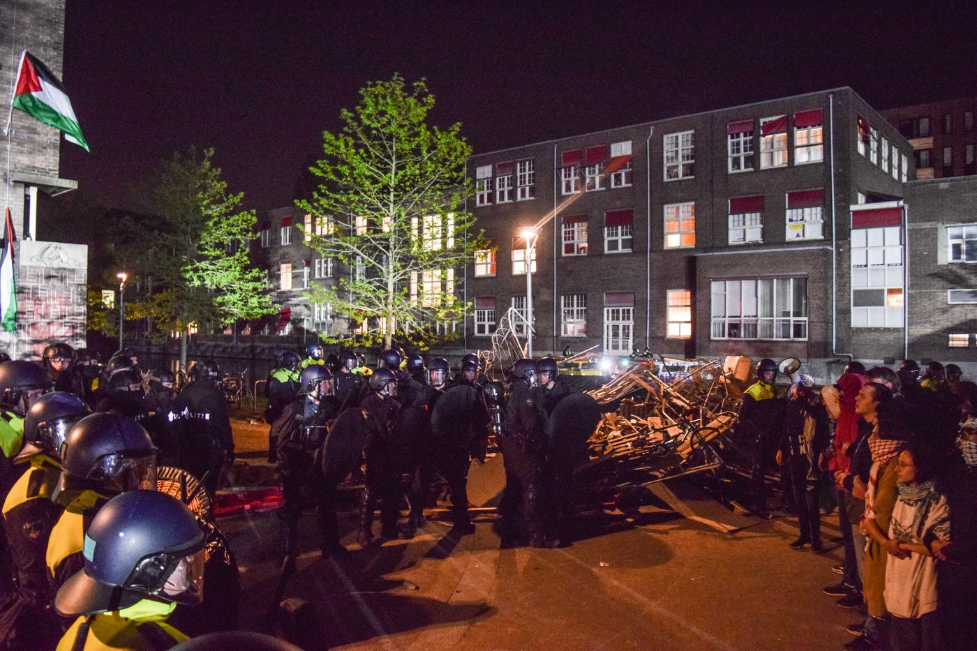 Propalestinski protest v Amsterdamu (Foto: PROFIMEDIA)