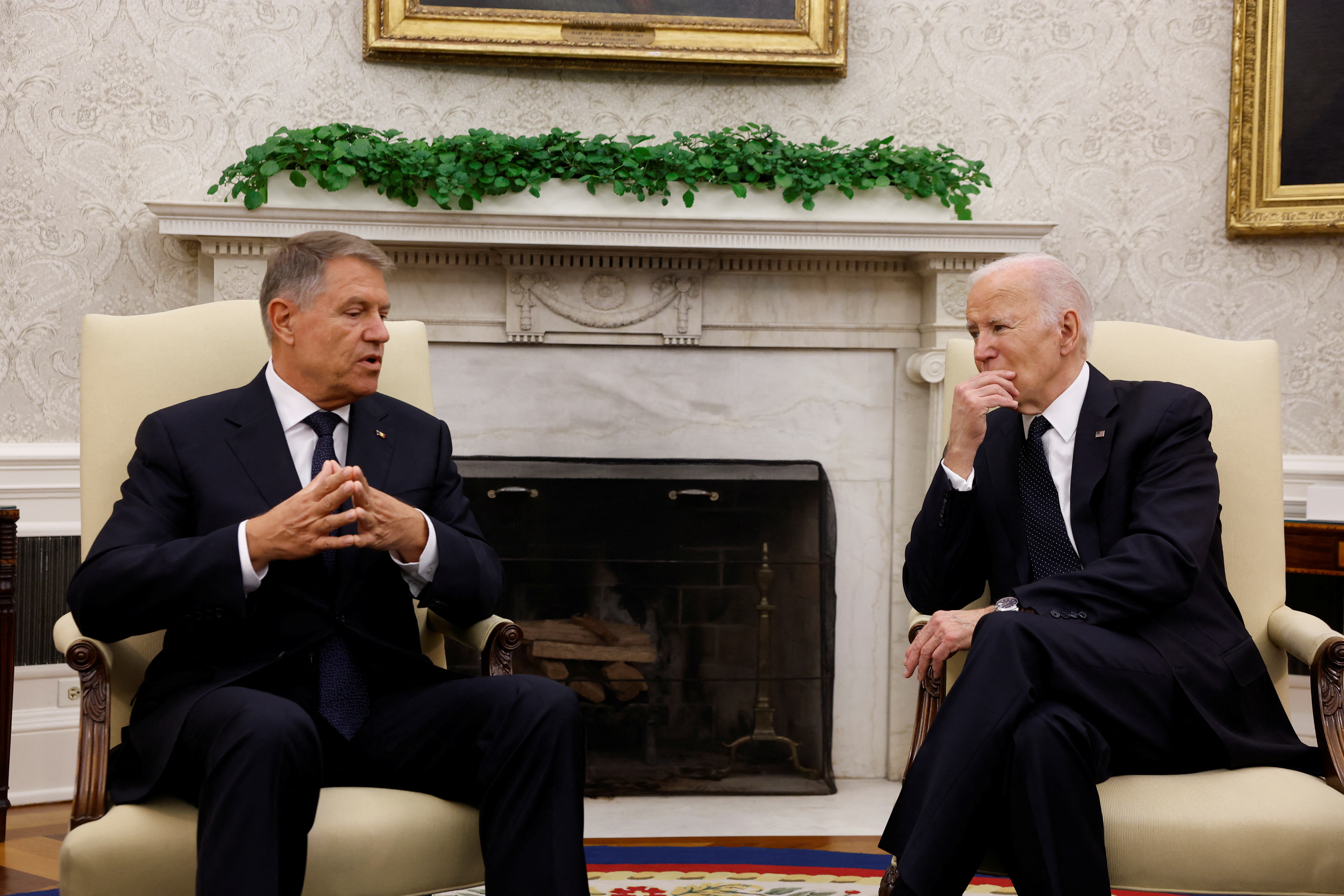 Klaus Iohannis in Joe Biden