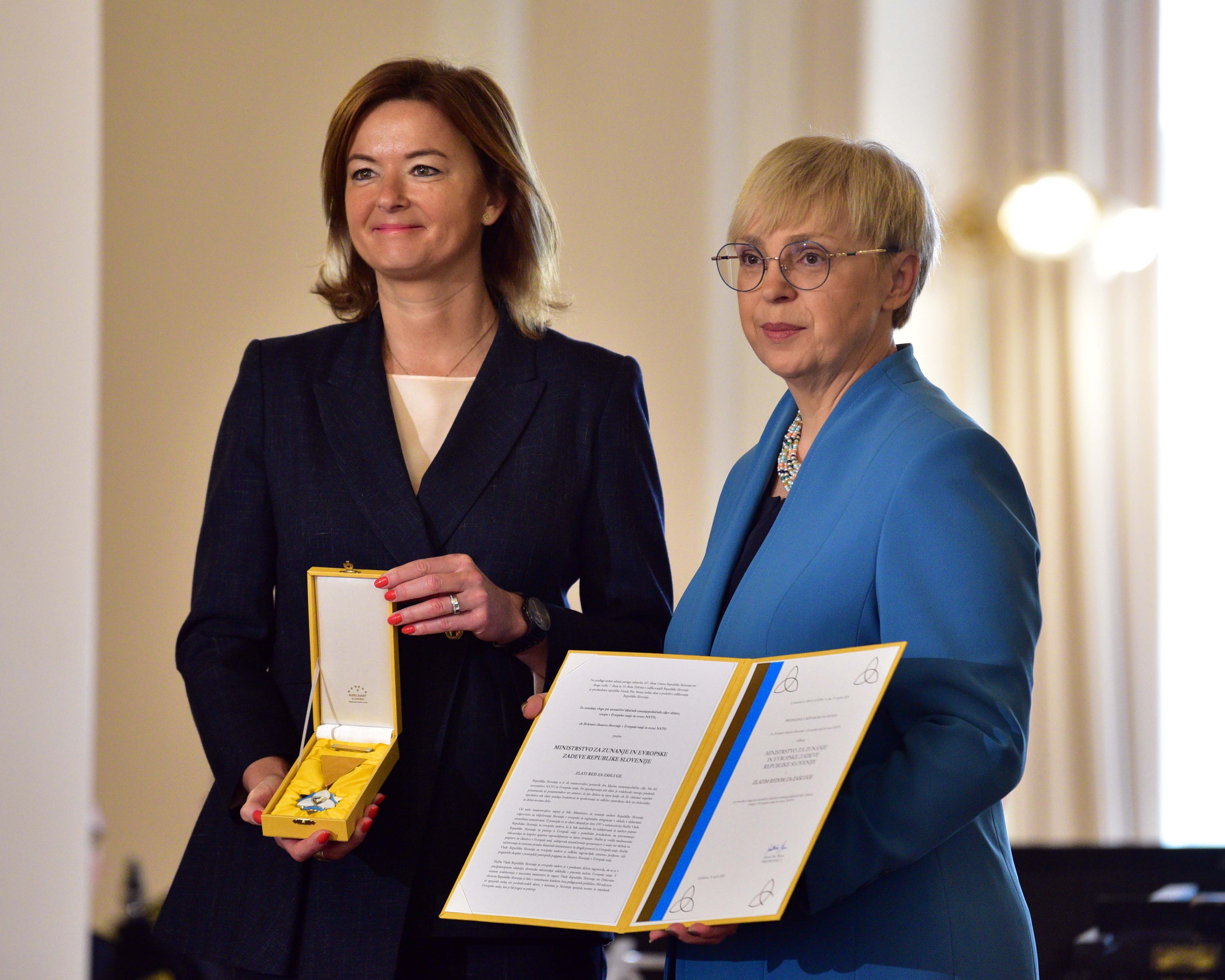 Nataša pirc musar, vstop eu, podelitev