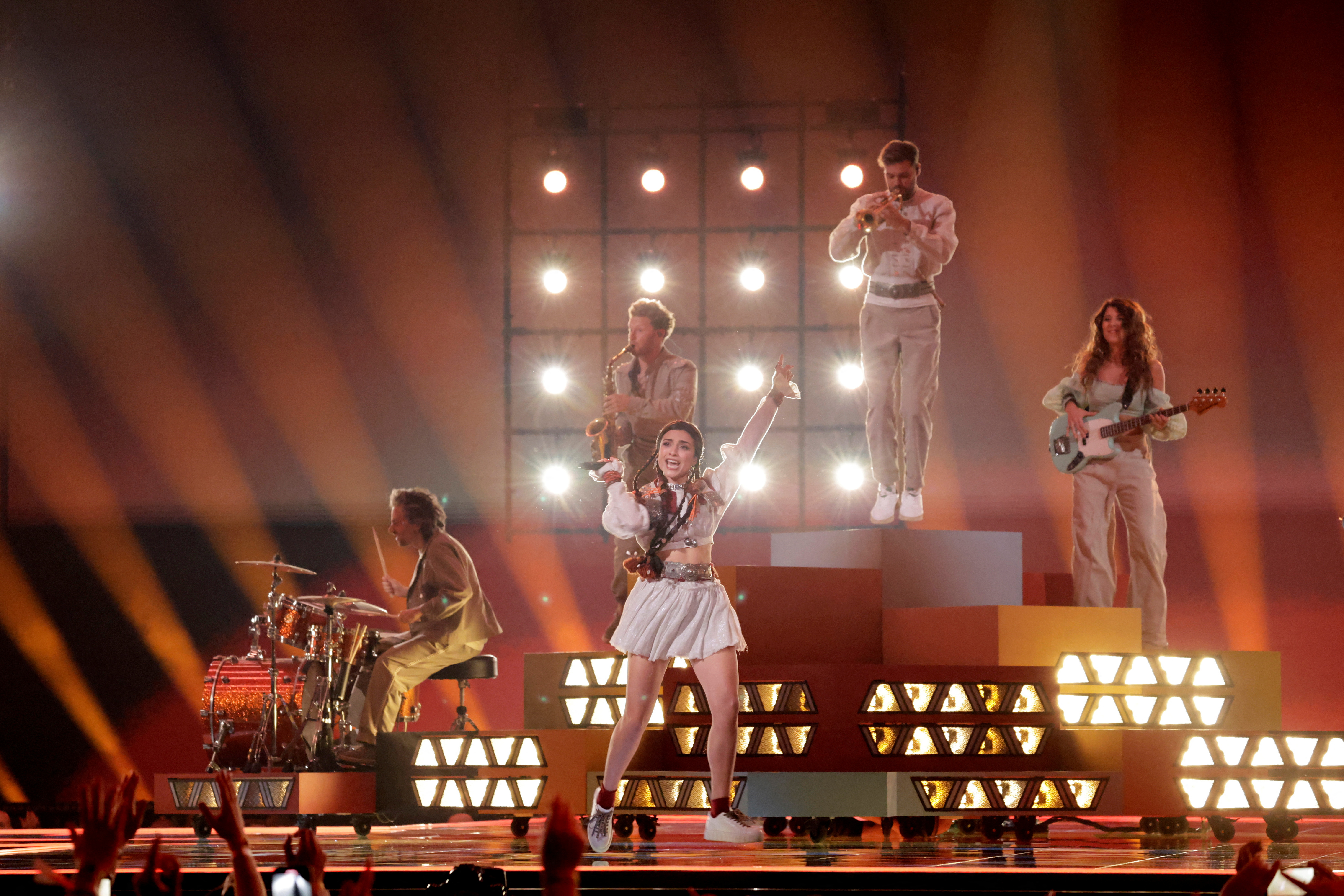 Predstavnica Armenije Ladaniva. (Foto: Leonhard Foeger/REUTERS)