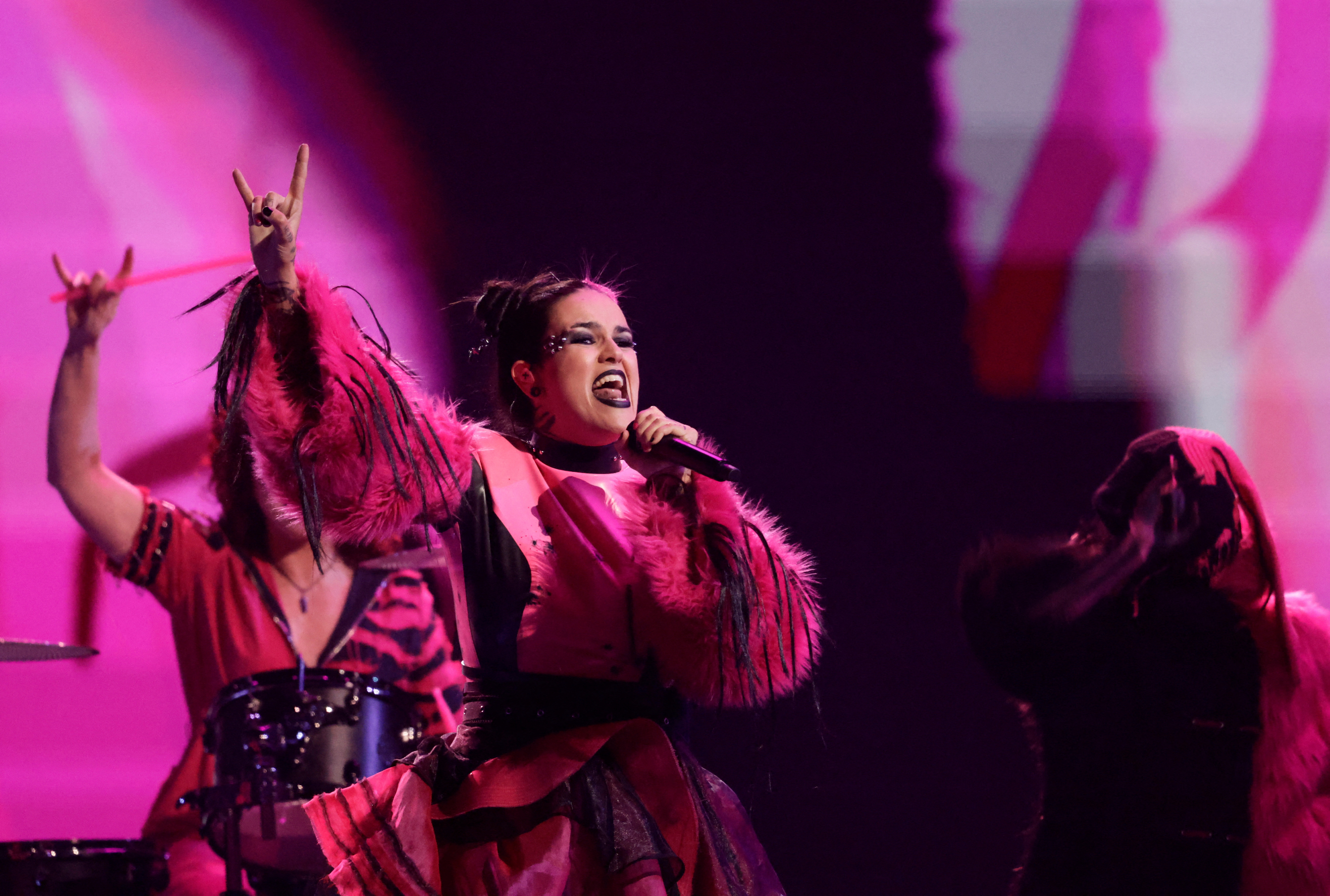 Predstavnica San Marina Megara. (Foto: Leonhard Foeger/REUTERS)