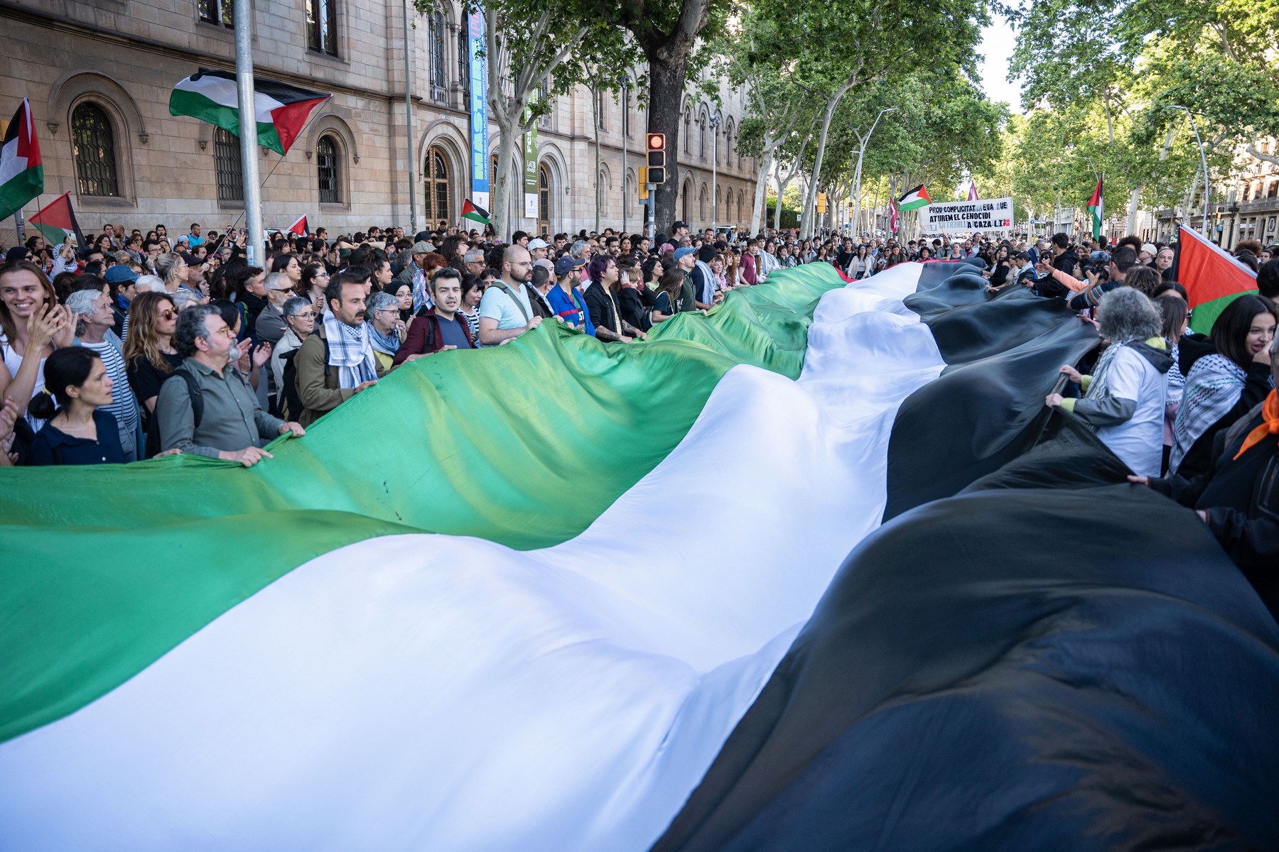 propalestinski protest, španija, palestina