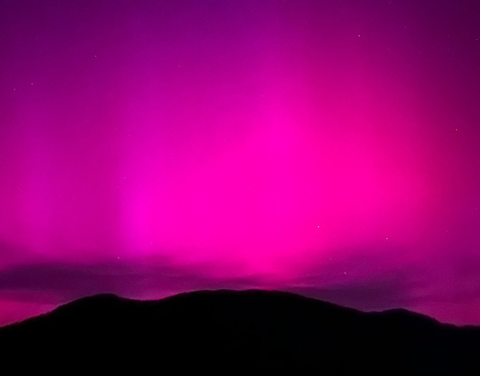 Severni sij nad Tuhinjsko dolino, 10. 5. 2024 zvečer. (Foto: Metka Komatar/ARSO/FACEBOOK) 