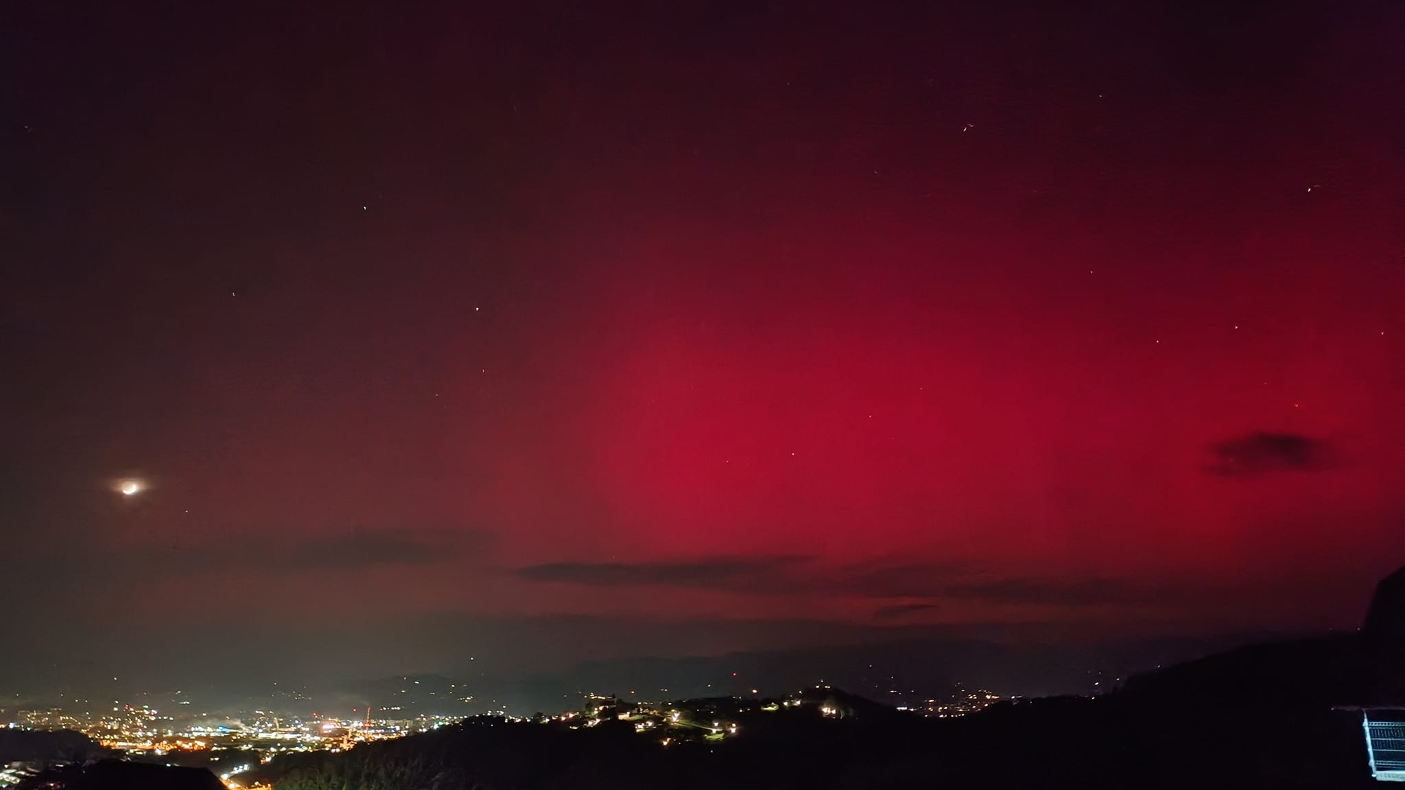 Severni sij nad Celjem (Foto: Vilko Sinkovič)