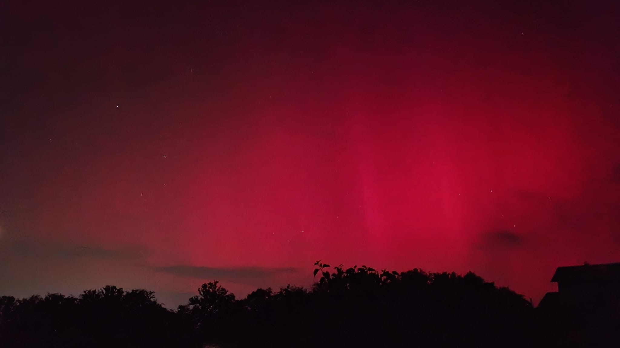 severni sij nad Celjem