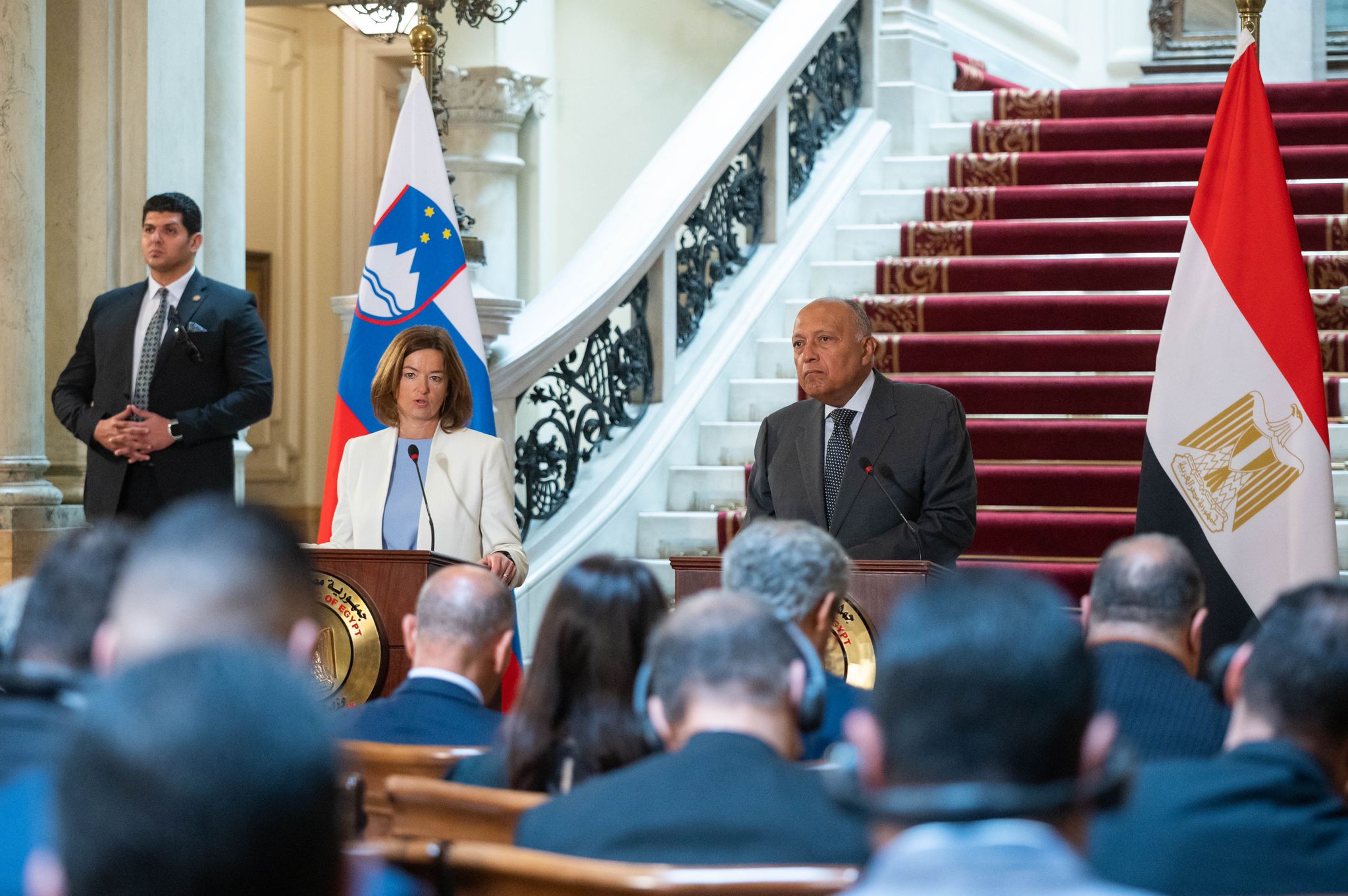 Tanja Fajon in Sameh Šukri