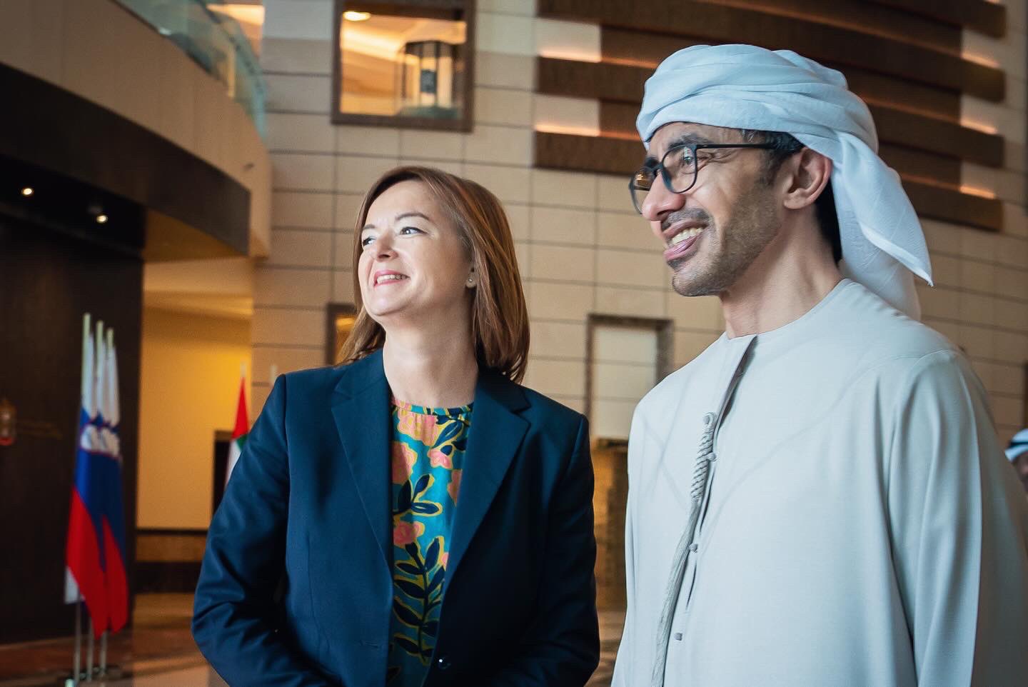 tanja fajon v Združenih arabskih emiratih