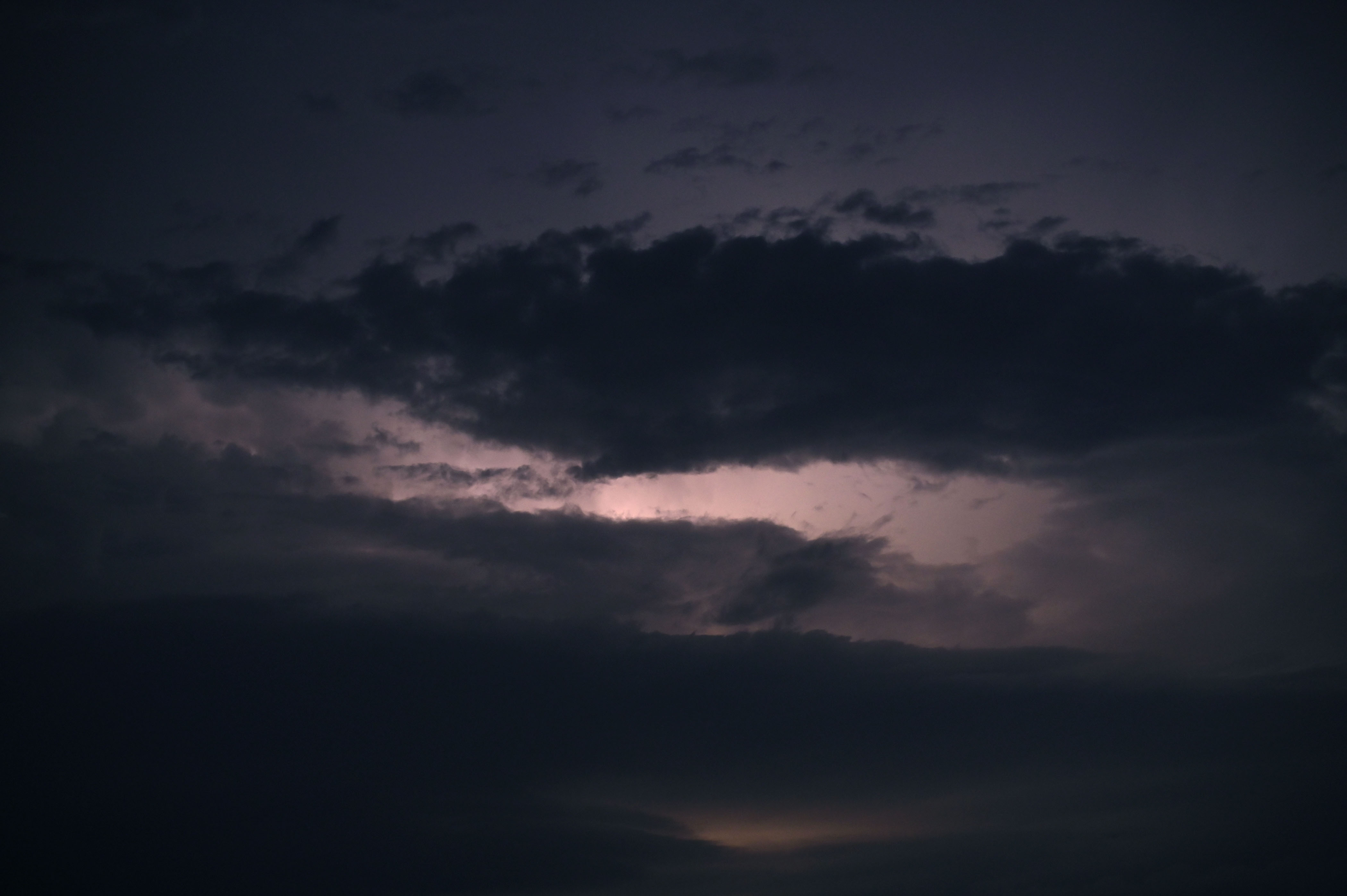 nevihta, vreme, dež, strela