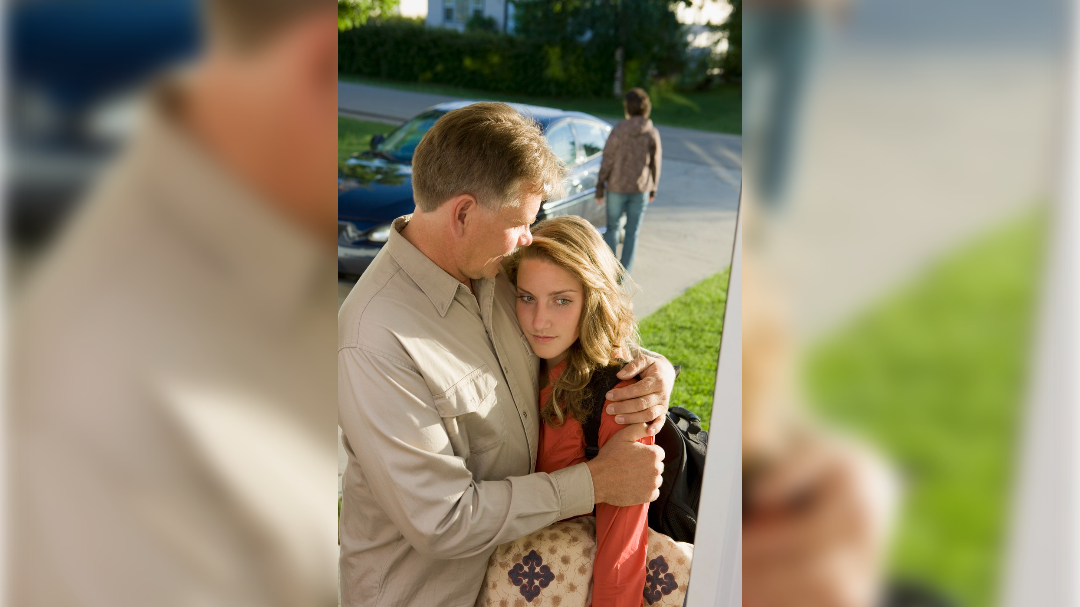 oče, hčerka, razhod