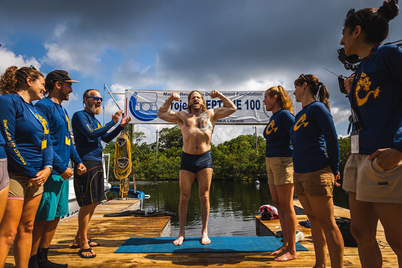 Joseph Dituri, potapljanje, Guinnessov rekord