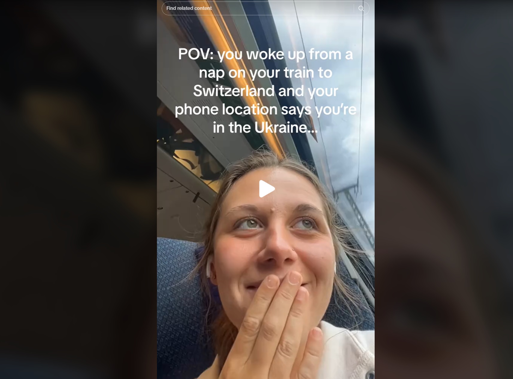 Švica, Ukrajina, vlak