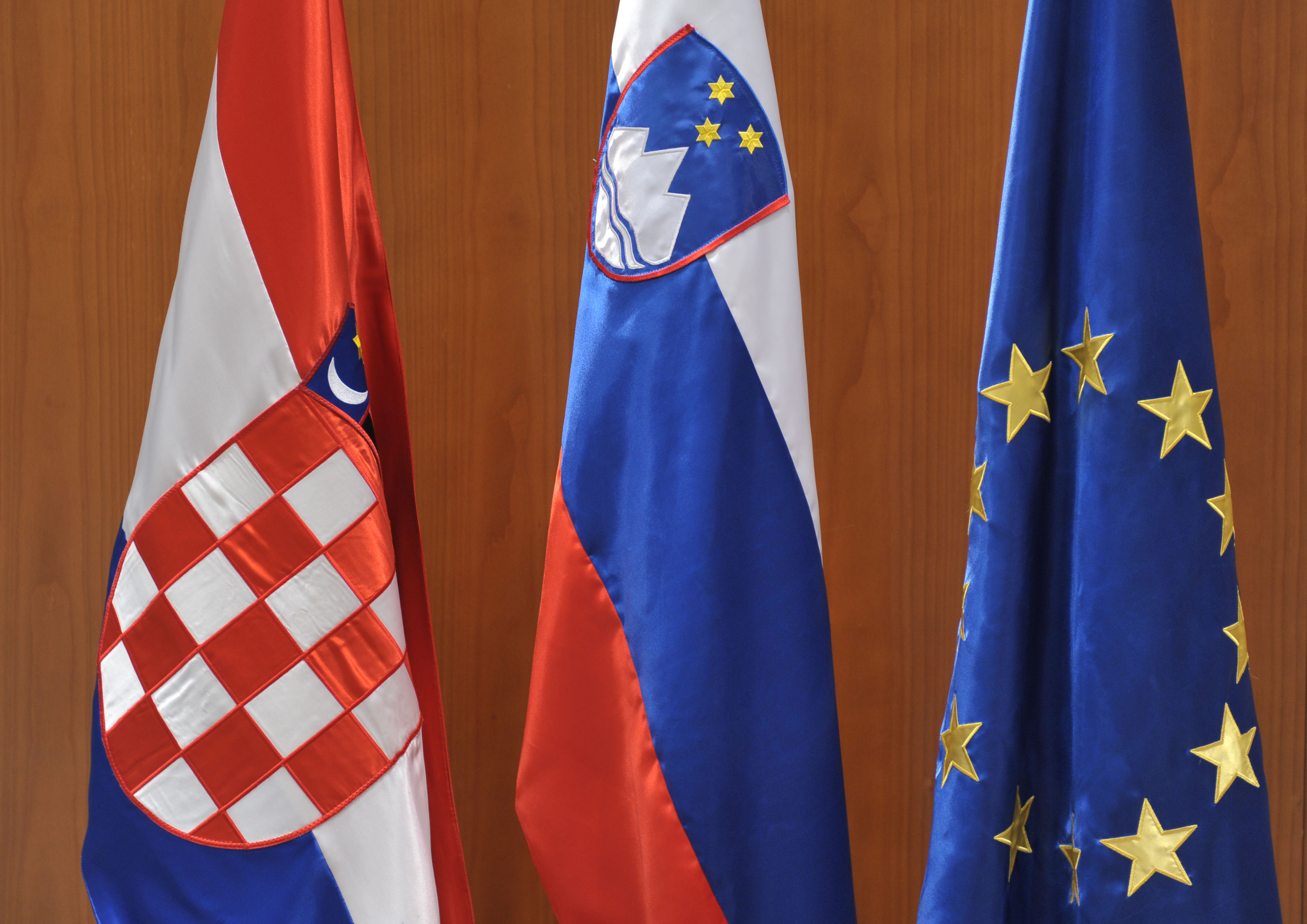 hrvaška, slovenija, zastava, eu