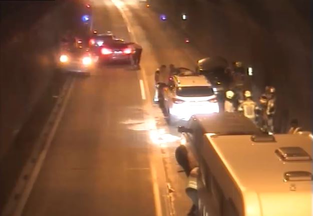 prometna nesreča, predor trojane